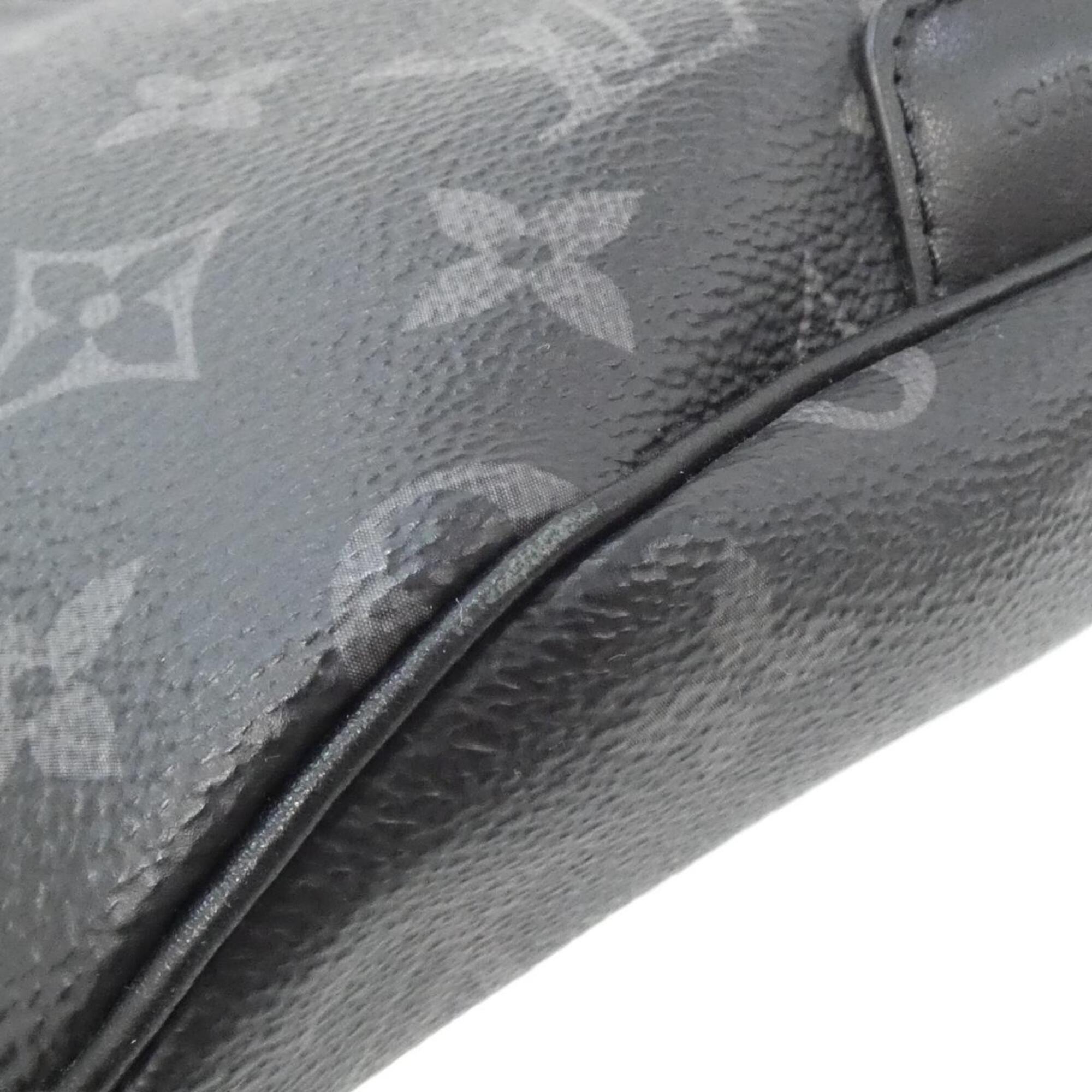 Louis Vuitton Black Coated Canvas Shoulder Bag Sling Bag (Pre-Owned)