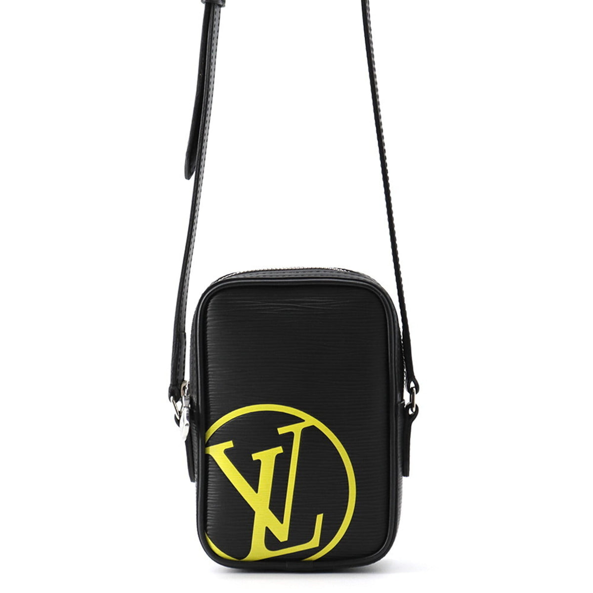 Louis Vuitton Black Noir Epi Leather Handbag Shoulder Bag (Pre-Owned)
