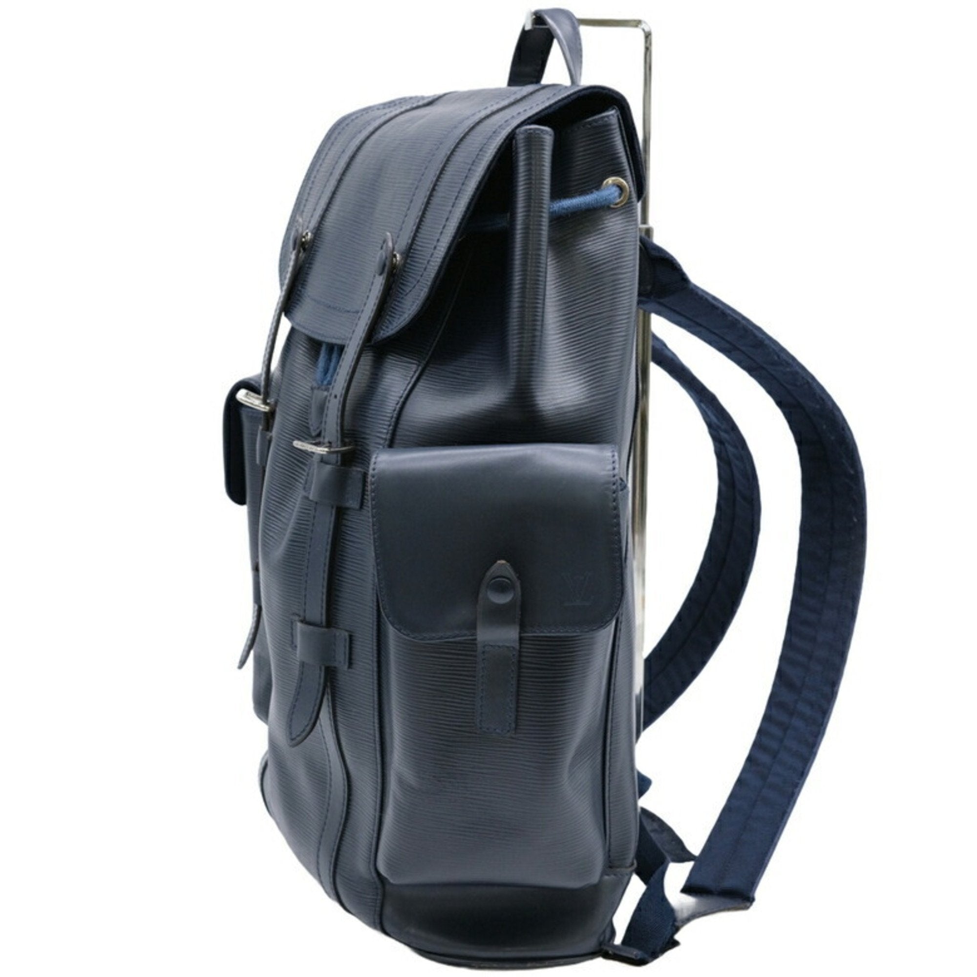 Louis Vuitton Navy Navy Blue Epi Leather Backpack (Pre-Owned)