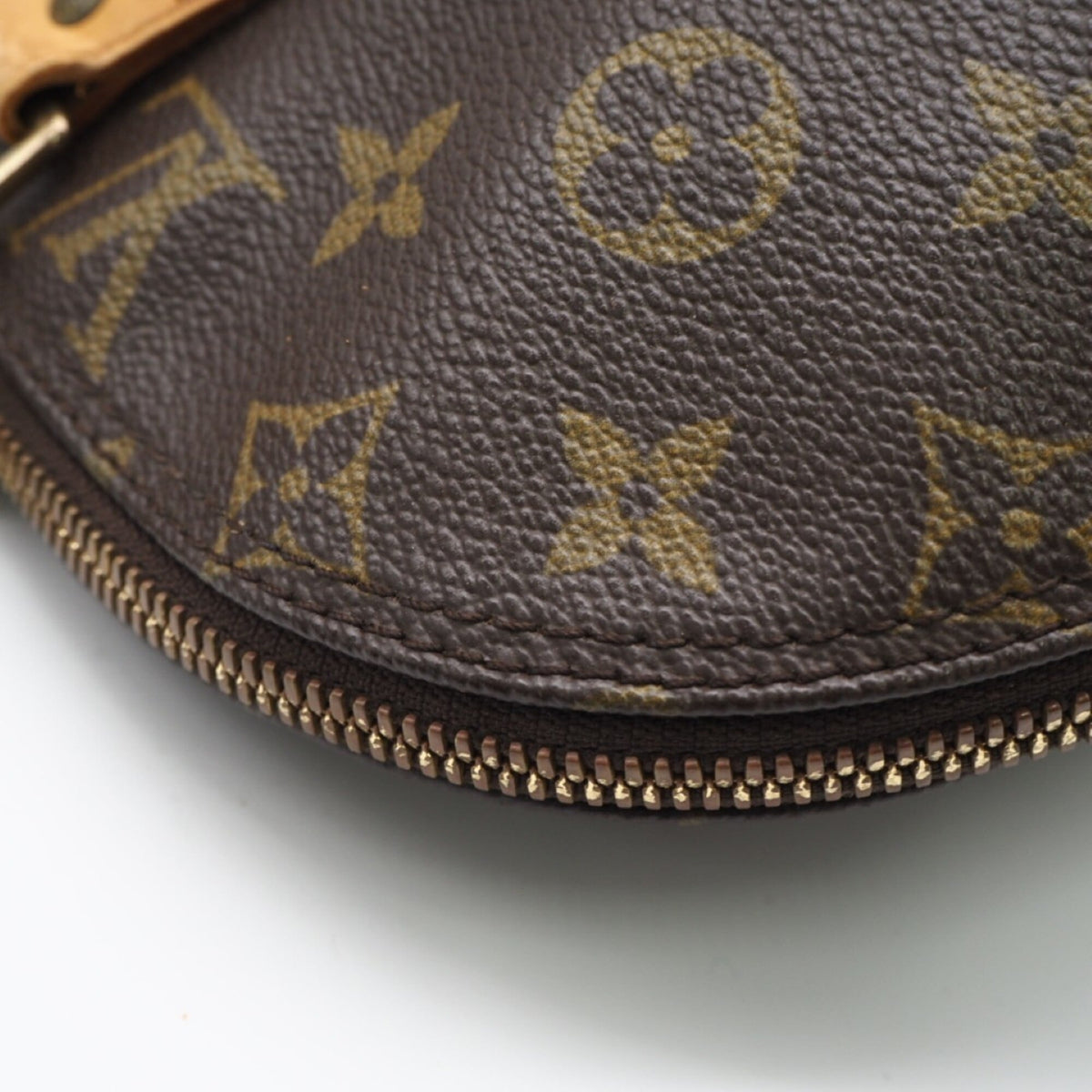 Louis Vuitton Monogram Black Coated Canvas Leather Handbag (Pre-Owned)