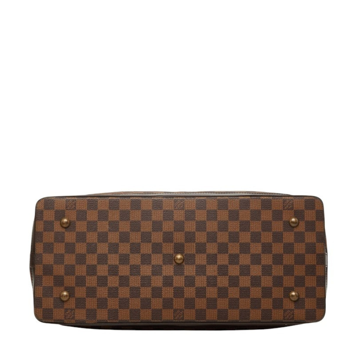 Louis Vuitton Brown Pvc Leather Boston Bag Shoulder Bag (Pre-Owned)