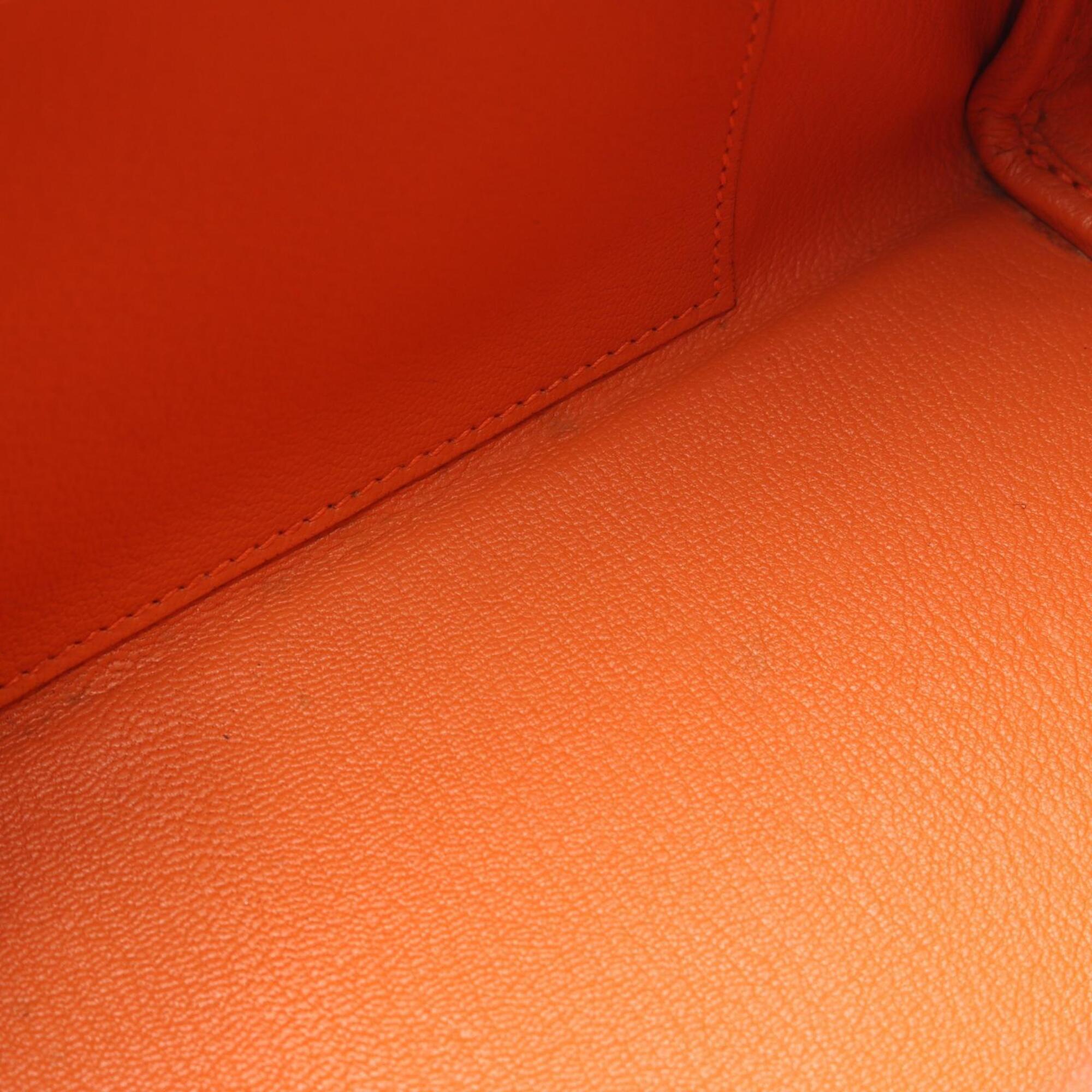 Hermes Orange Epsom Leather Handbag (Pre-Owned)