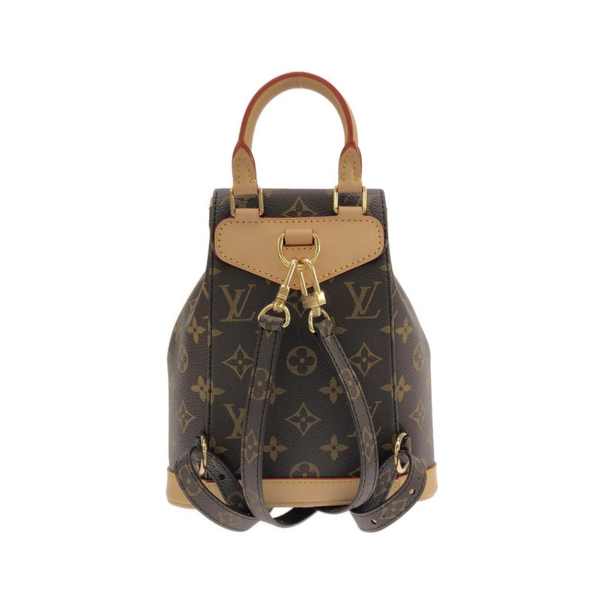 Louis Vuitton Marron Coated Canvas Backpack (Pre-Owned)
