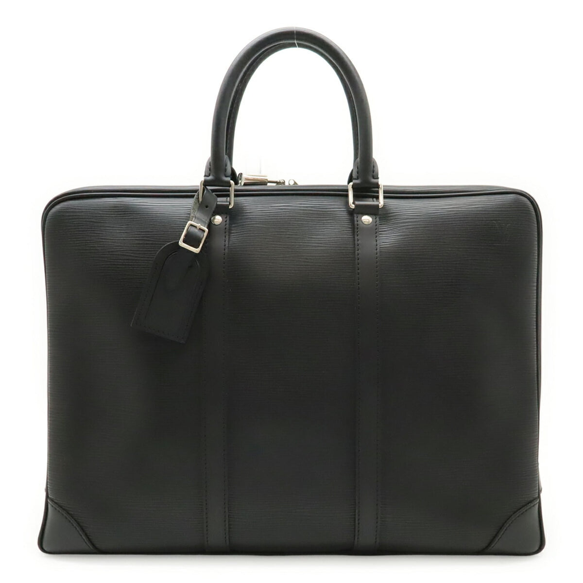 Louis Vuitton Black Noir Epi Leather Handbag (Pre-Owned)