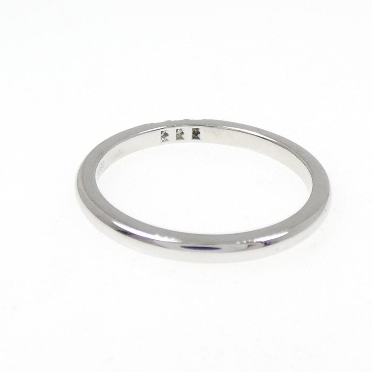 Tiffany Platinum Platinum 950 Band Ring (Pre-Owned)
