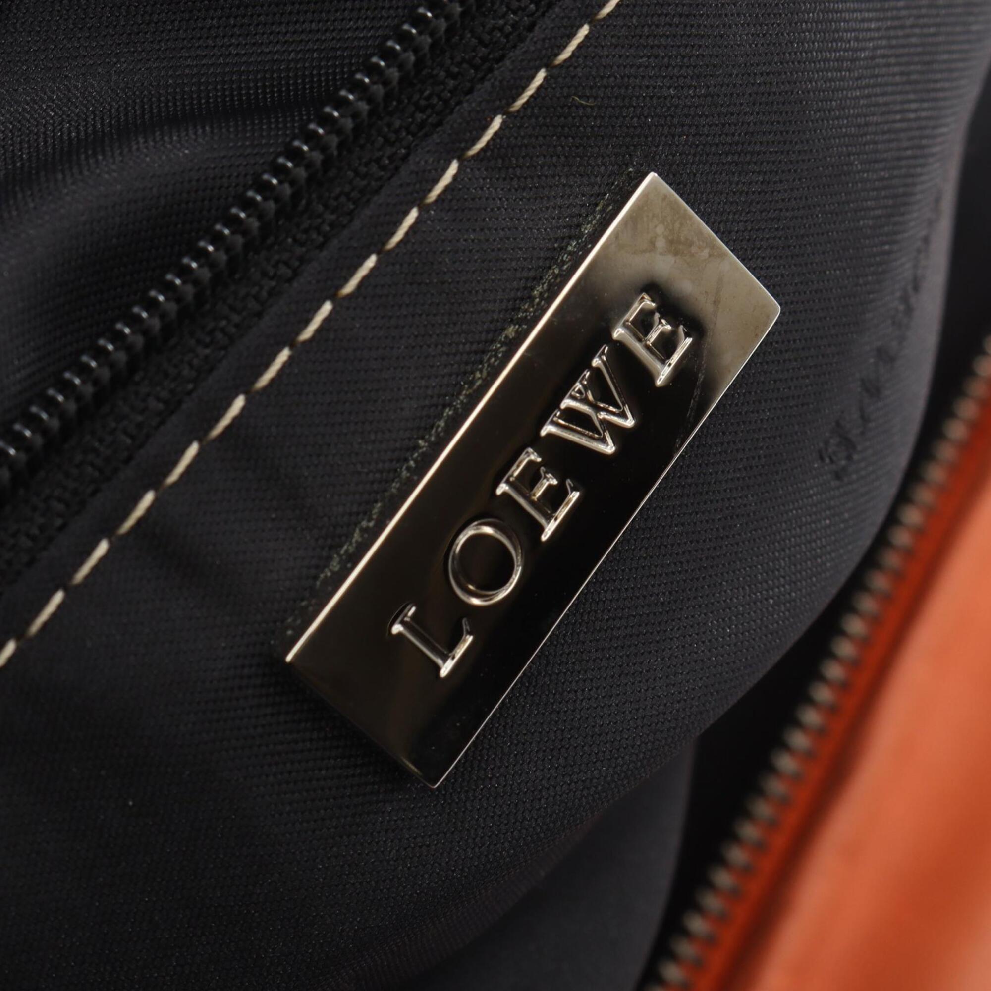 Loewe Orange Leather Handbag (Pre-Owned)