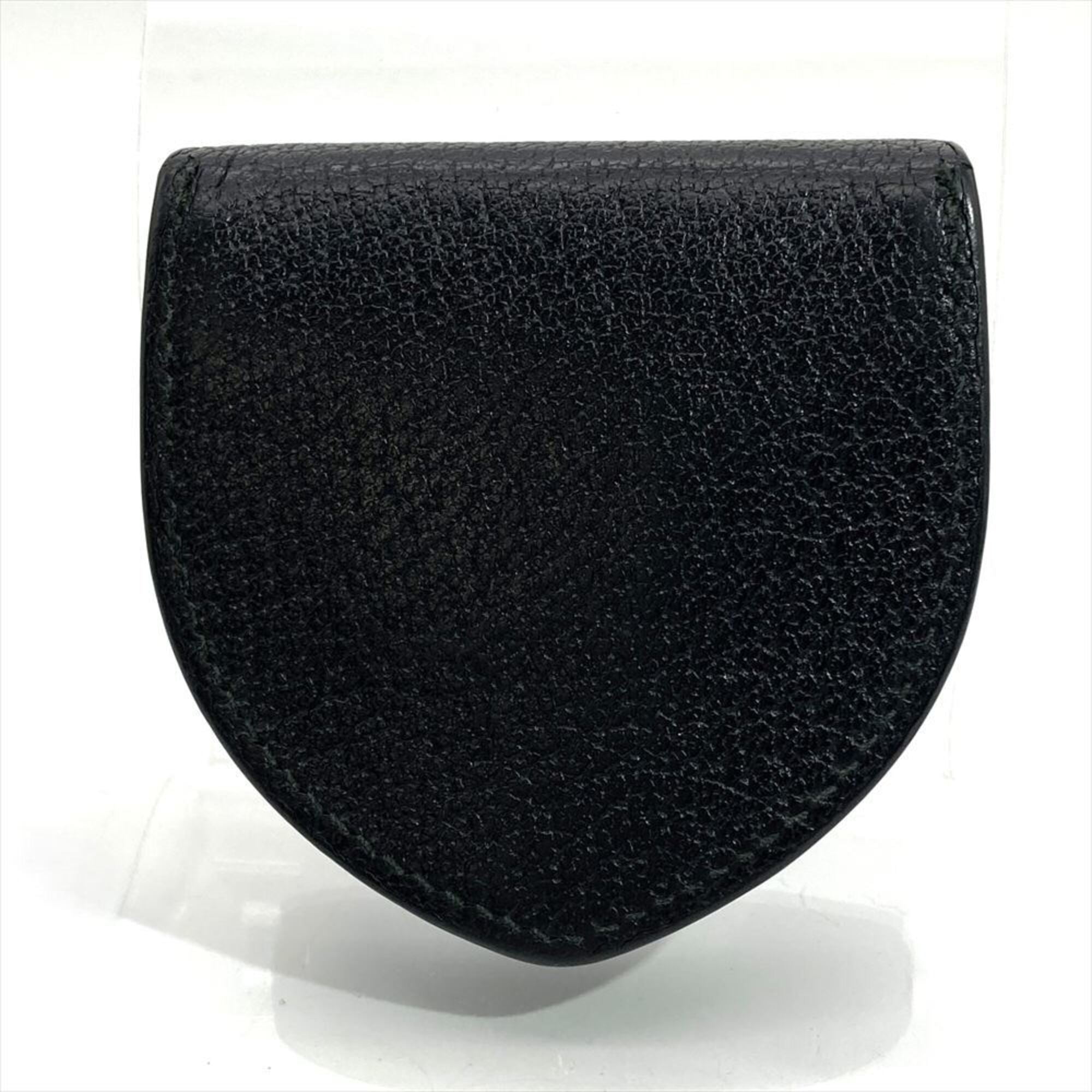 Gucci Black Leather Coin Purse/Coin Case (Pre-Owned)