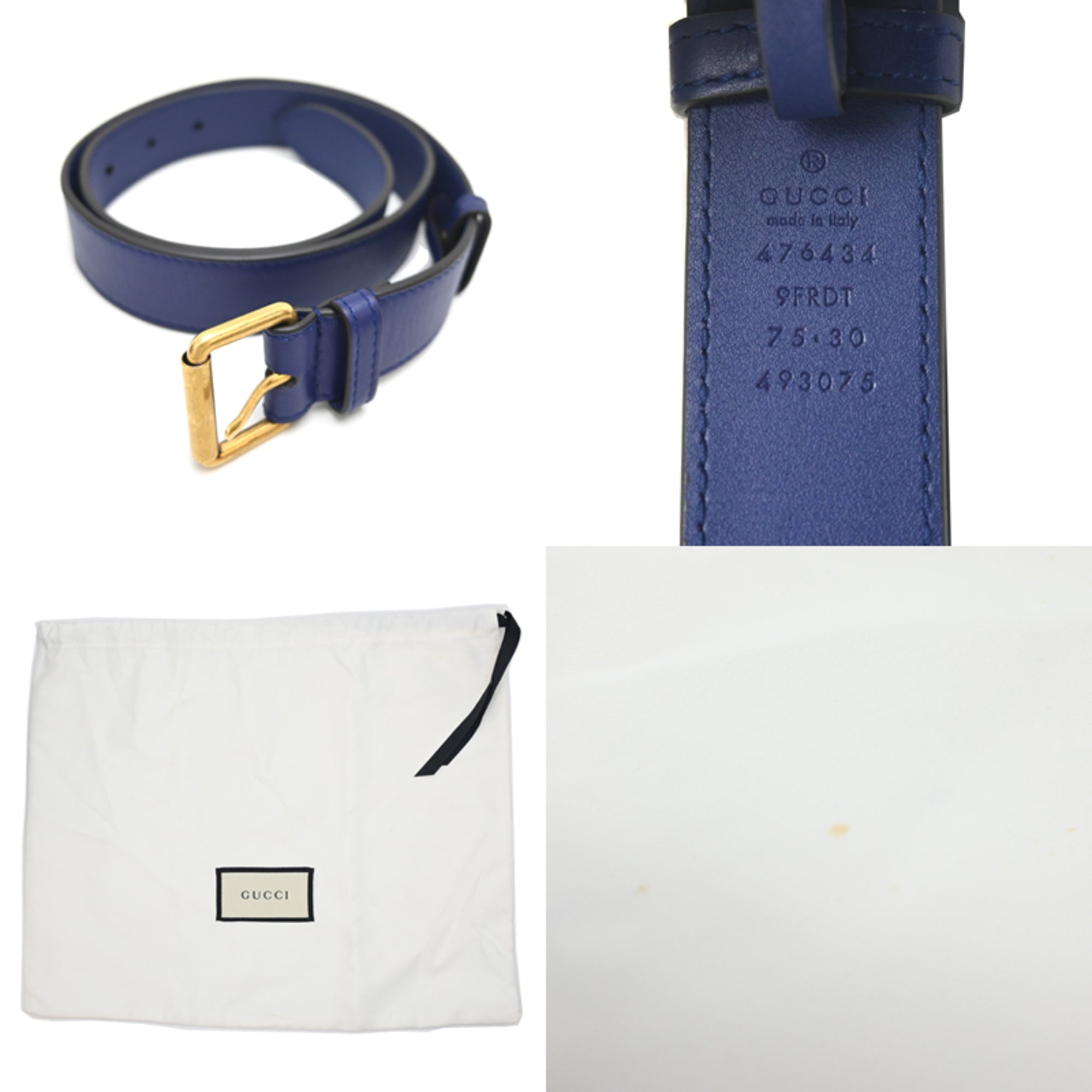 Gucci Blue Fanny Pack Pouch (Pre-Owned)