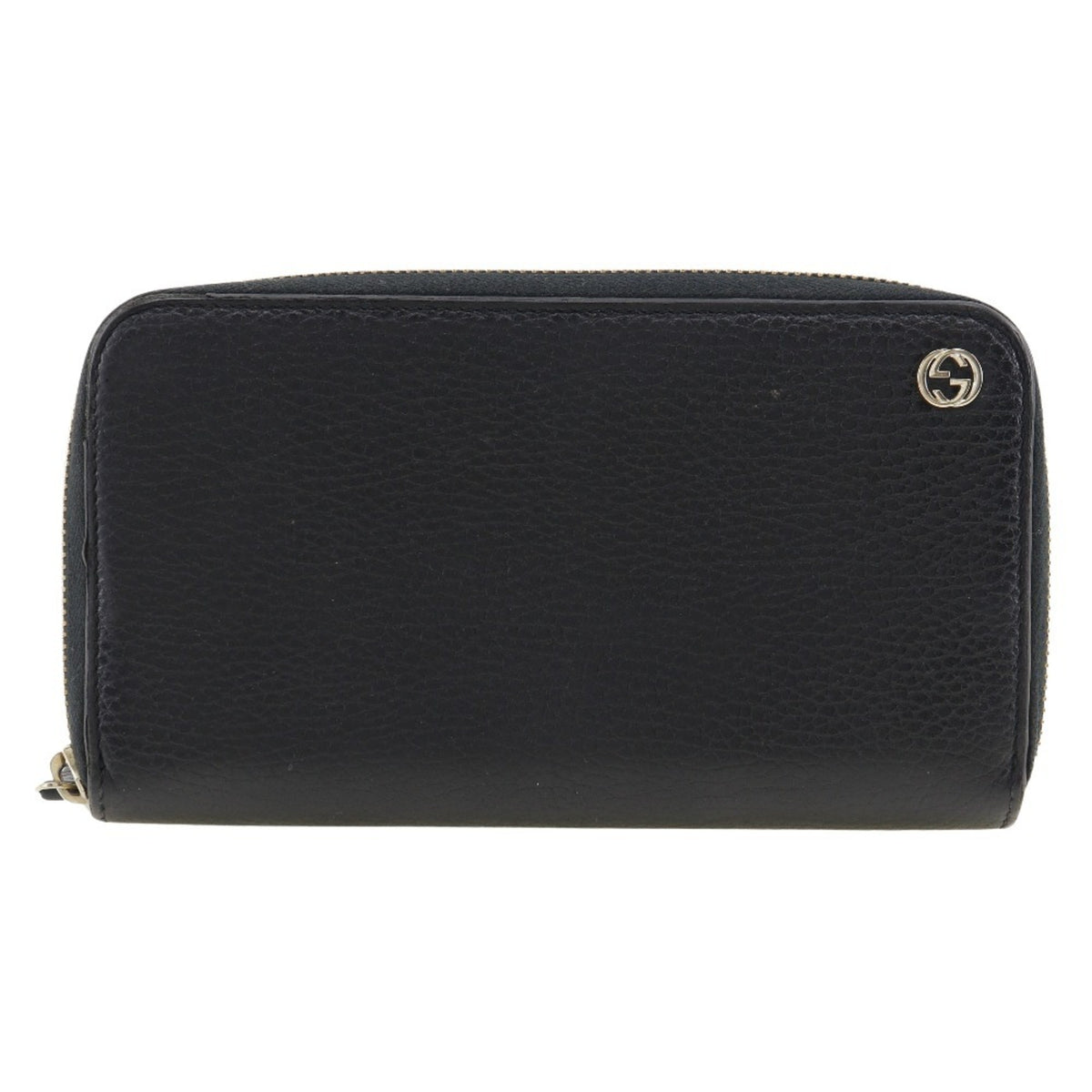 Gucci Black Leather Long Wallet (Bi-Fold) (Pre-Owned)