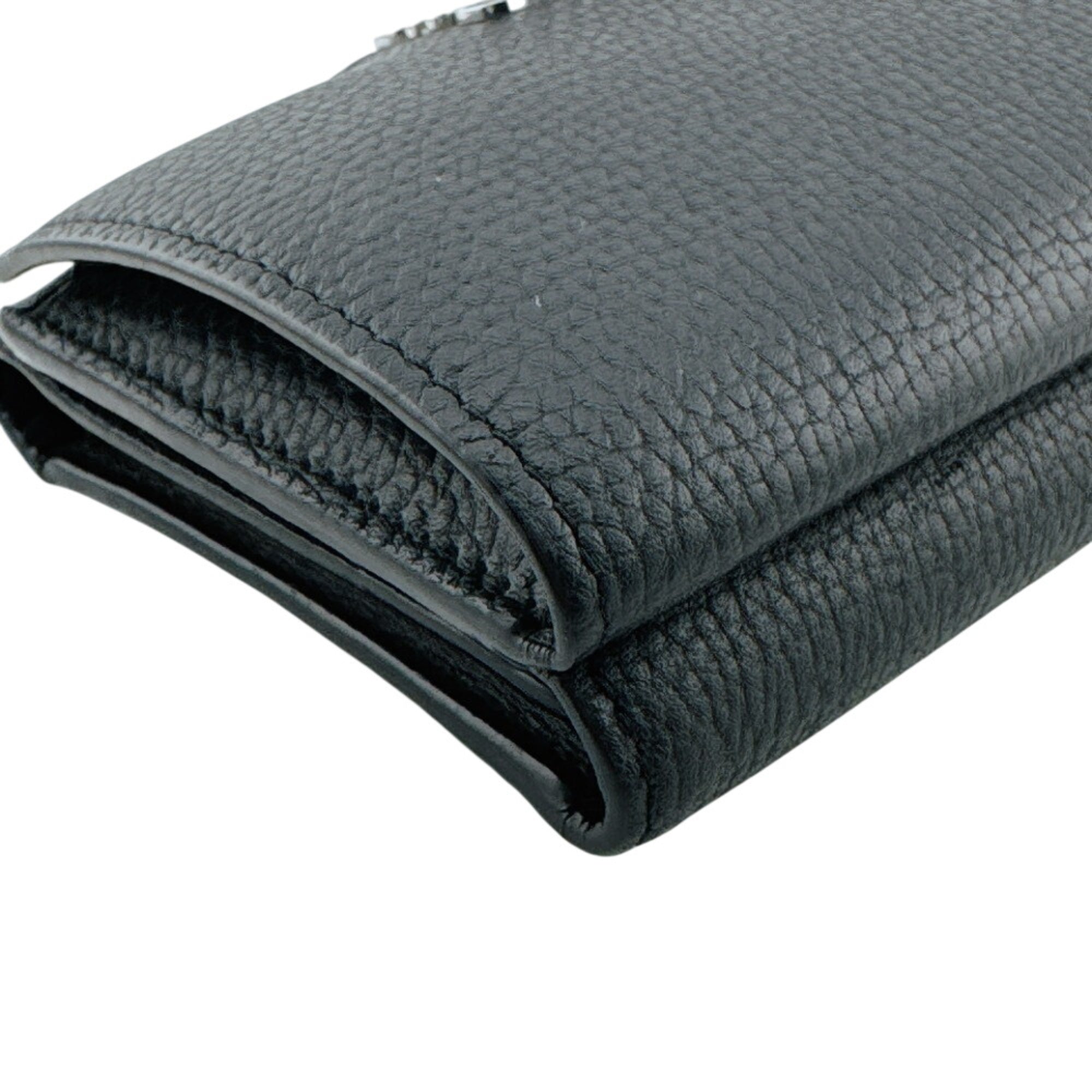 Loewe Black Leather Wallet (Tri-Fold) (Pre-Owned)