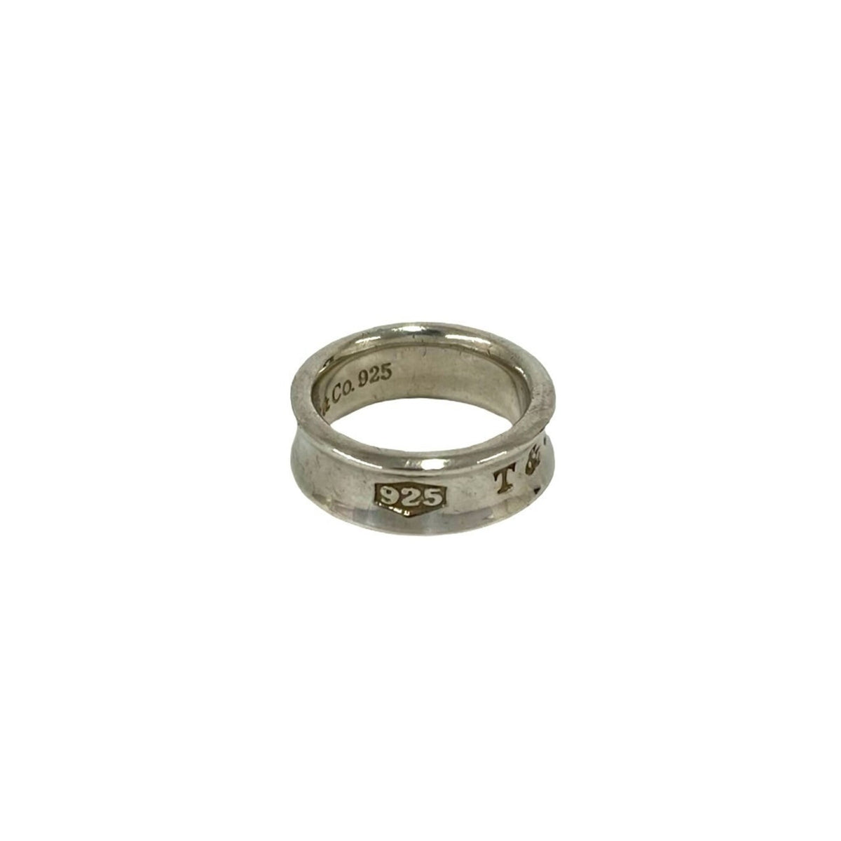 Tiffany Silver Silver 925 Band Ring (Pre-Owned)