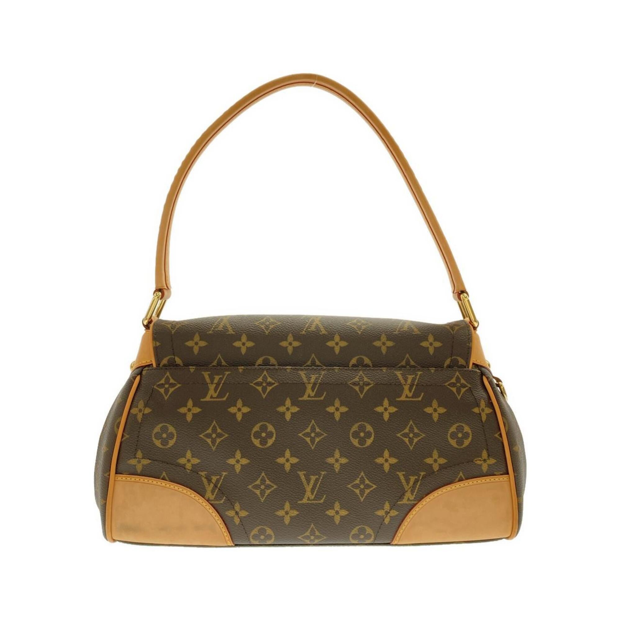 Louis Vuitton Marron Monogram Coated Canvas Shoulder Bag (Pre-Owned)