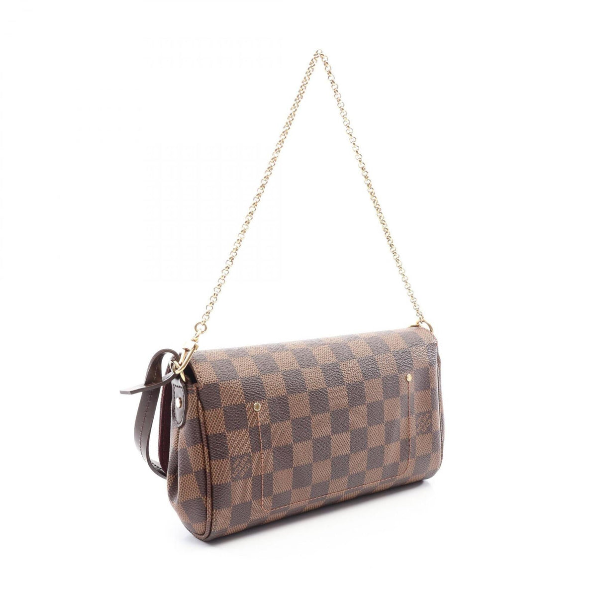 Louis Vuitton Brown Damier Canvas Coated Canvas Leather Handbag (Pre-Owned)