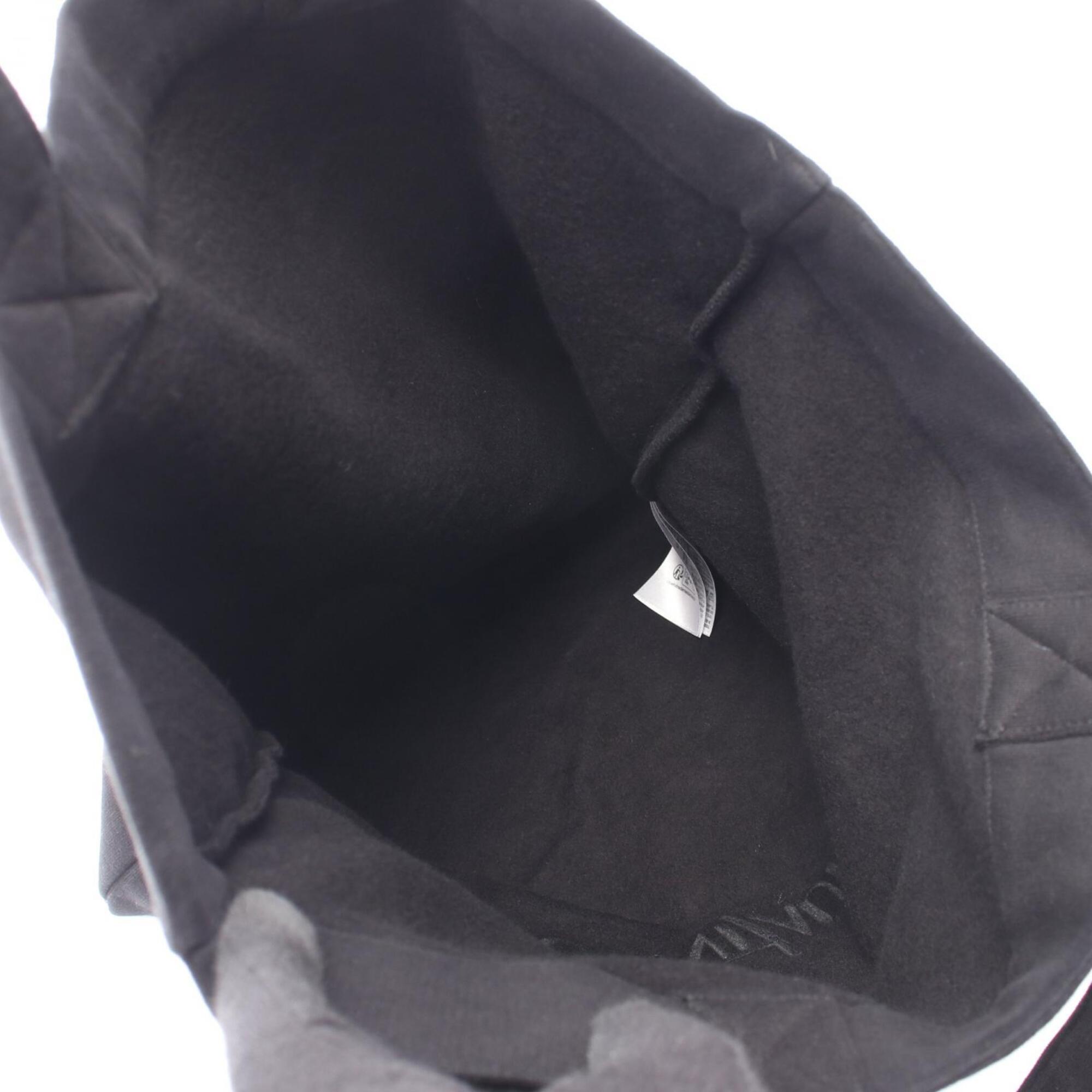 Yves Saint Laurent Black Cotton Handbag Tote Bag (Pre-Owned)
