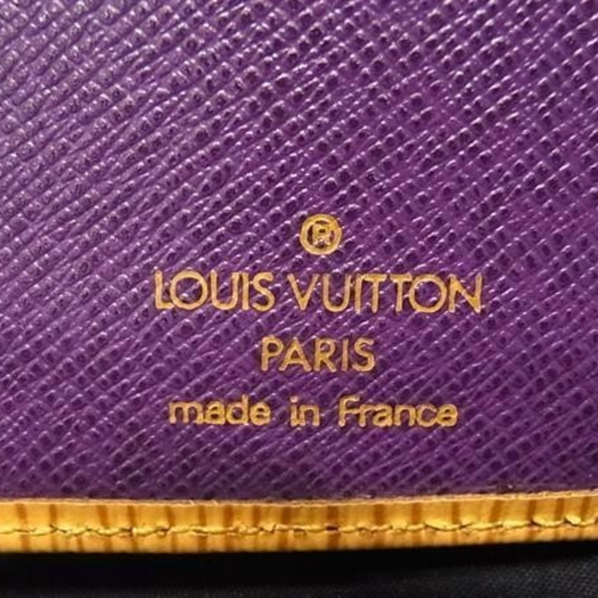 Louis Vuitton Yellow Leather Wallet (Bi-Fold) (Pre-Owned)