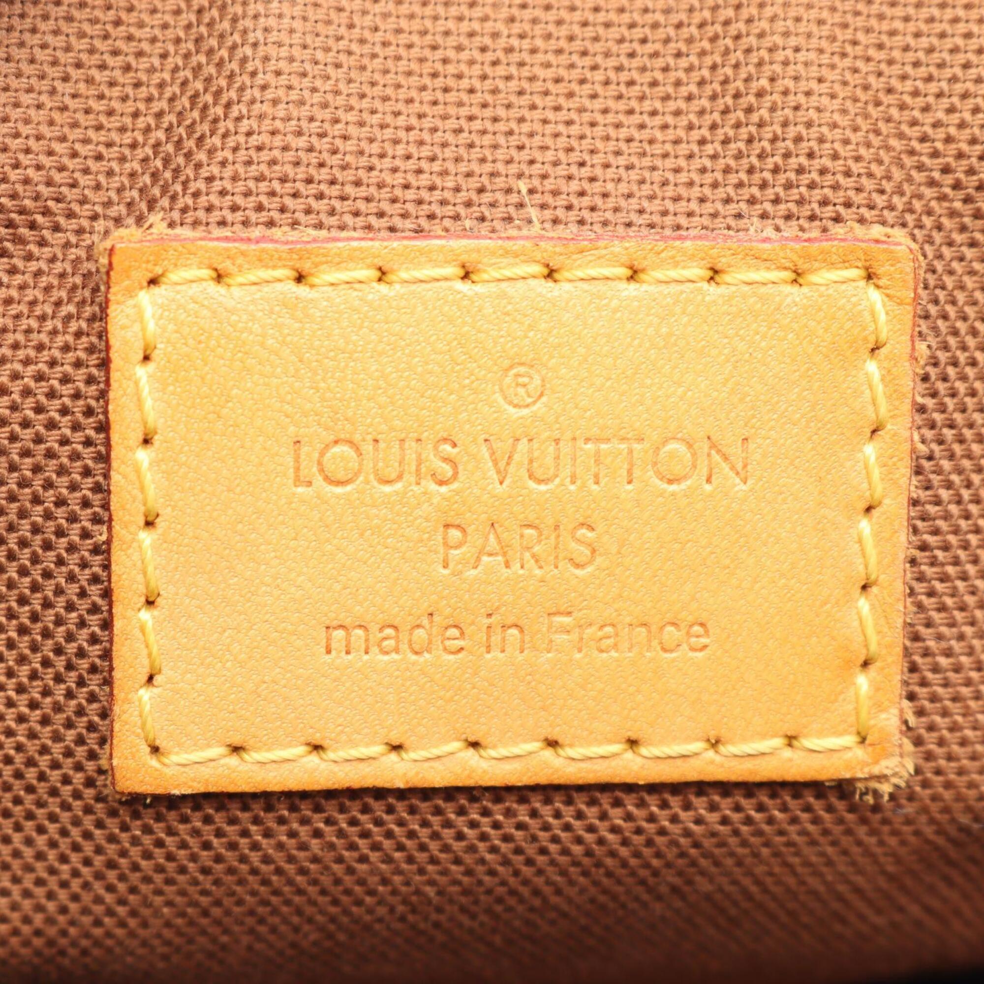 Louis Vuitton Brown Coated Canvas Leather Handbag (Pre-Owned)