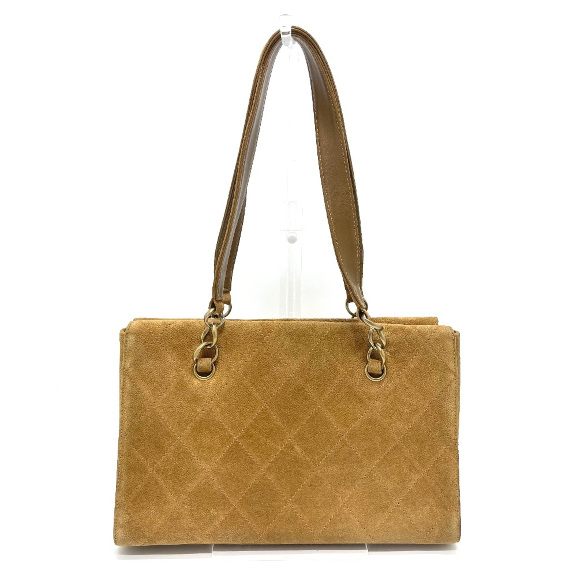 Chanel Brown Leather Shoulder Bag (Pre-Owned)