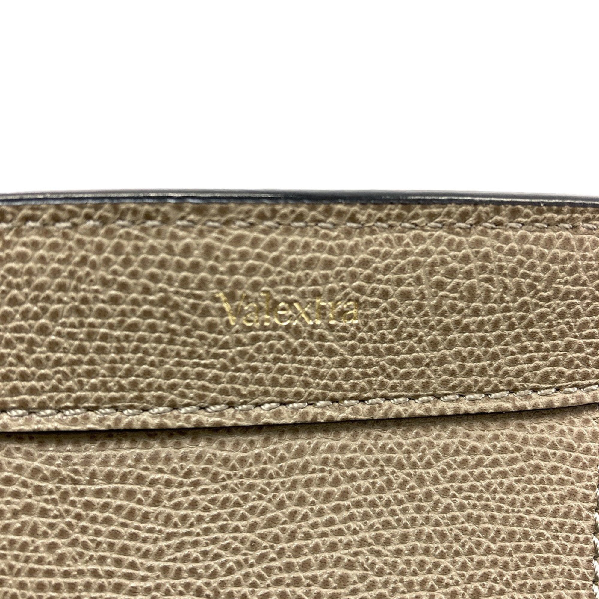 Valextra Brown Leather Shoulder Bag (Pre-Owned)