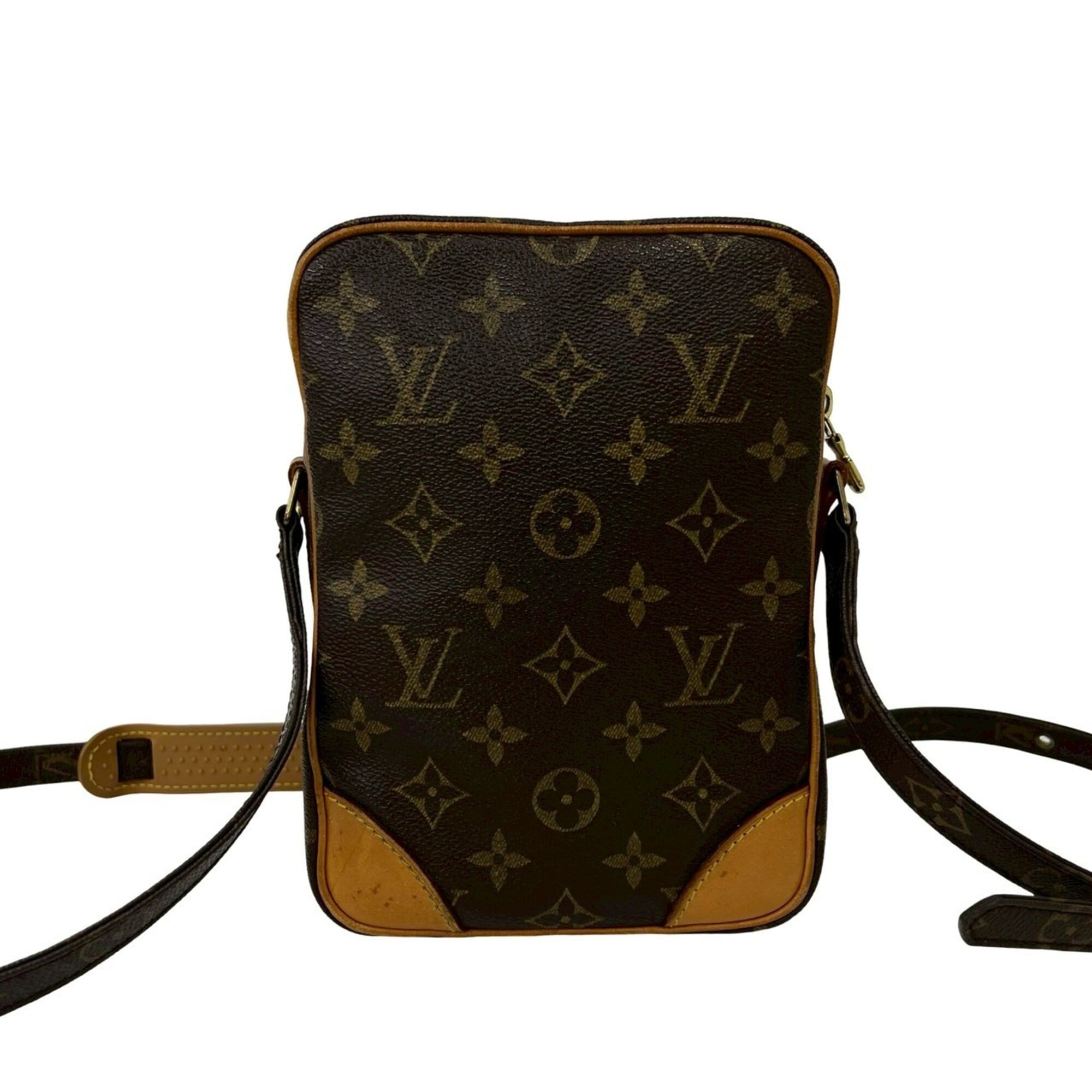 Louis Vuitton Brown Leather Pvc Pochette Shoulder Bag (Pre-Owned)