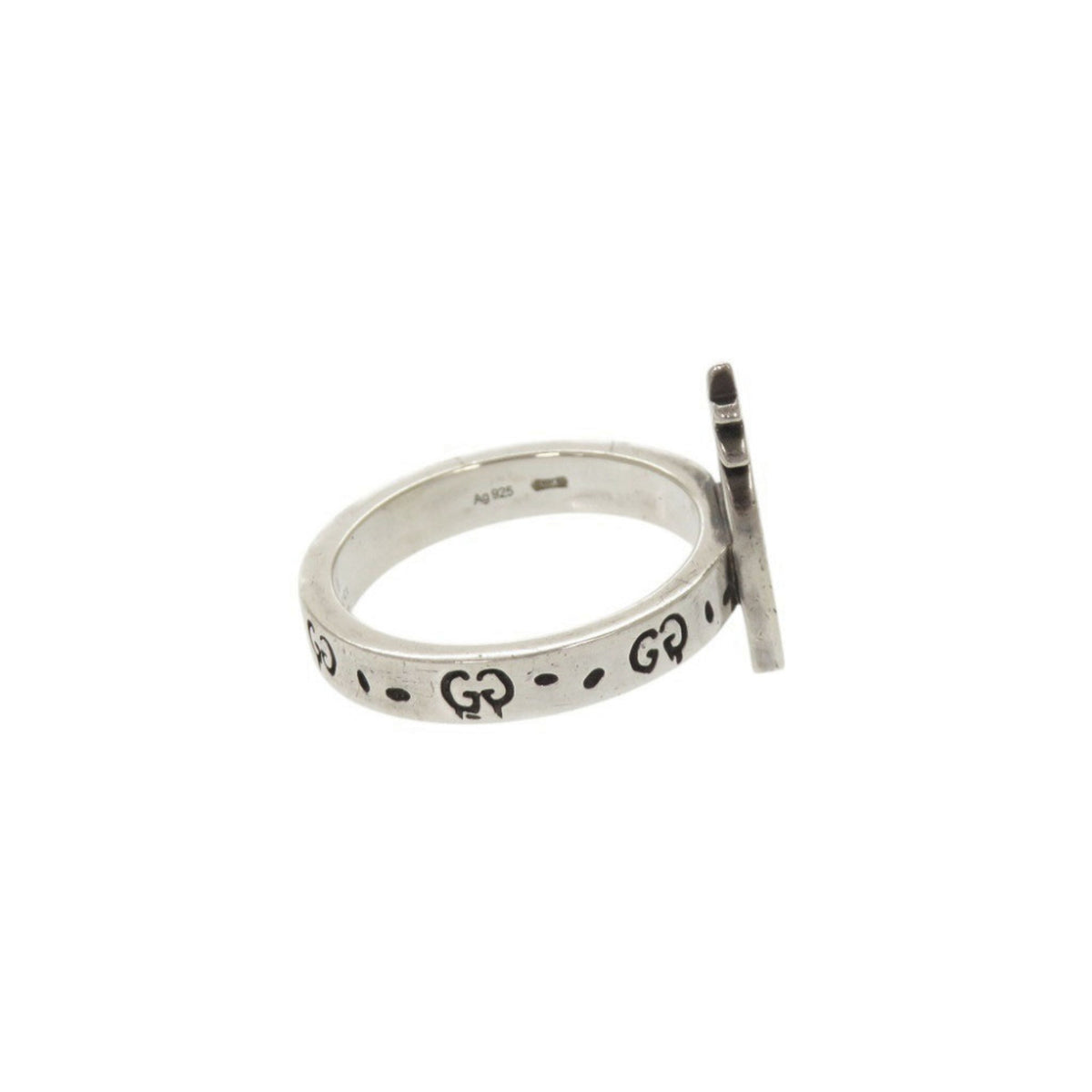 Gucci Silver Silver 925 Band Ring (Pre-Owned)