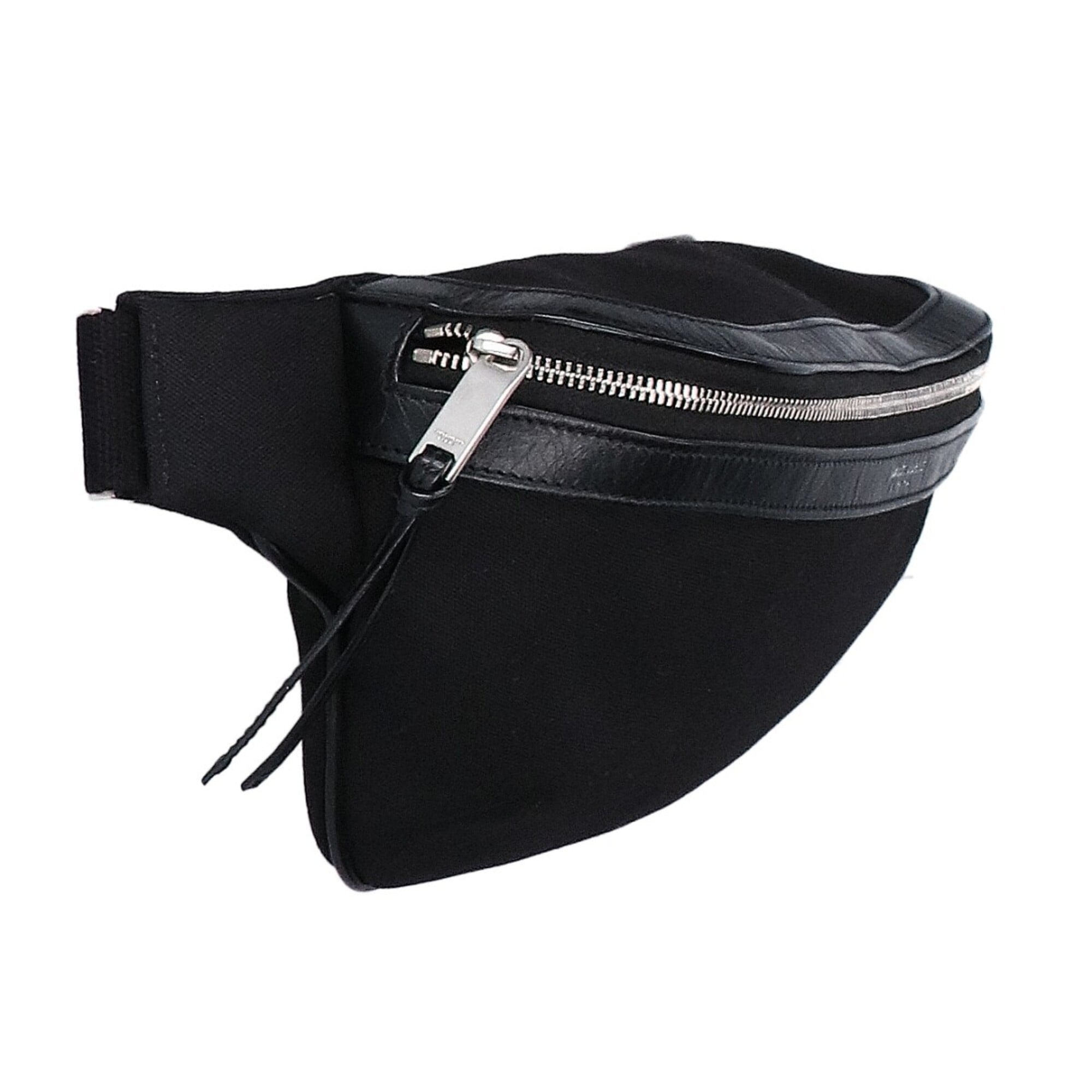 Saint Laurent Black Canvas Fanny Pack (Pre-Owned)
