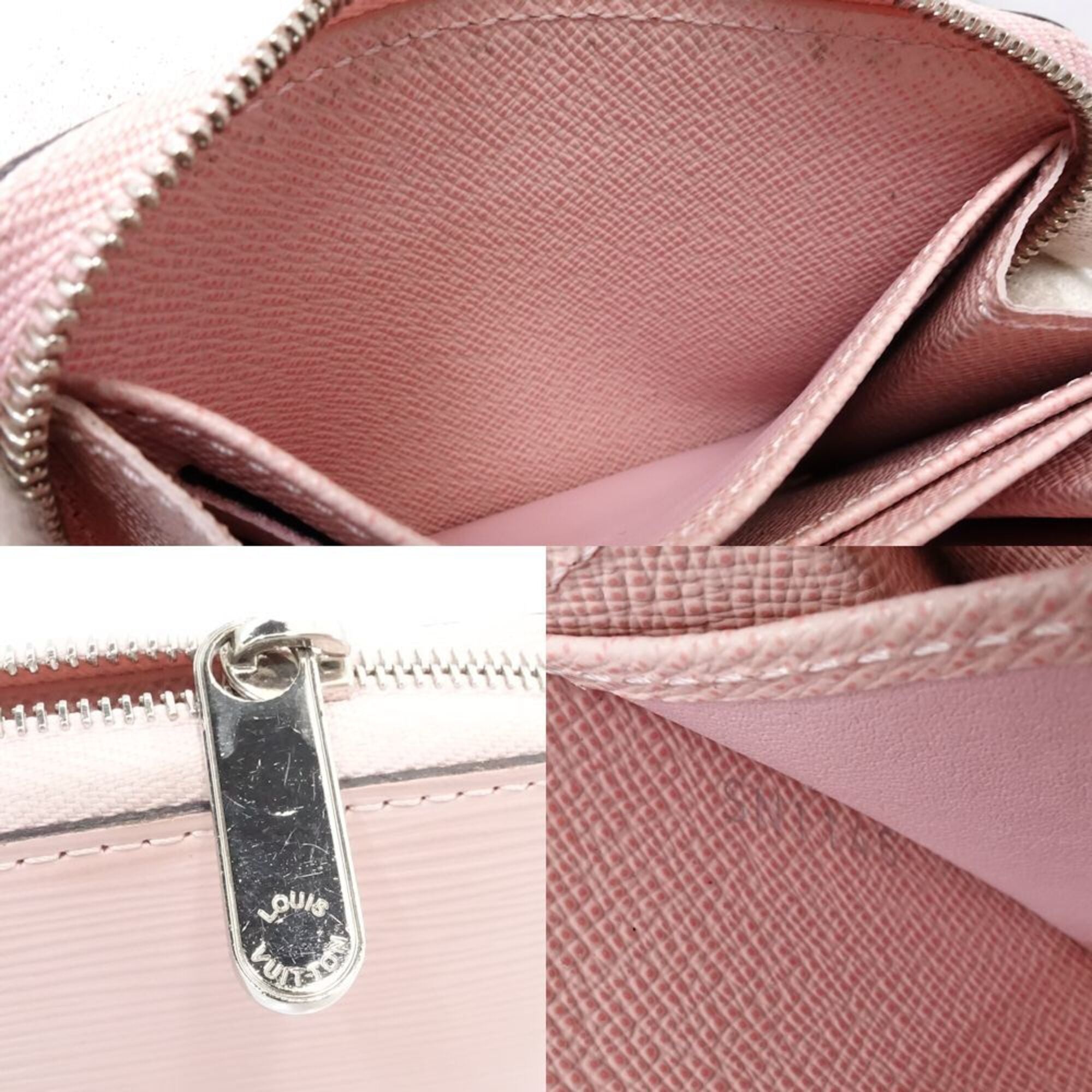 Louis Vuitton Epi Rose Ballerine Epi Leather Coin Purse/Coin Case (Pre-Owned)