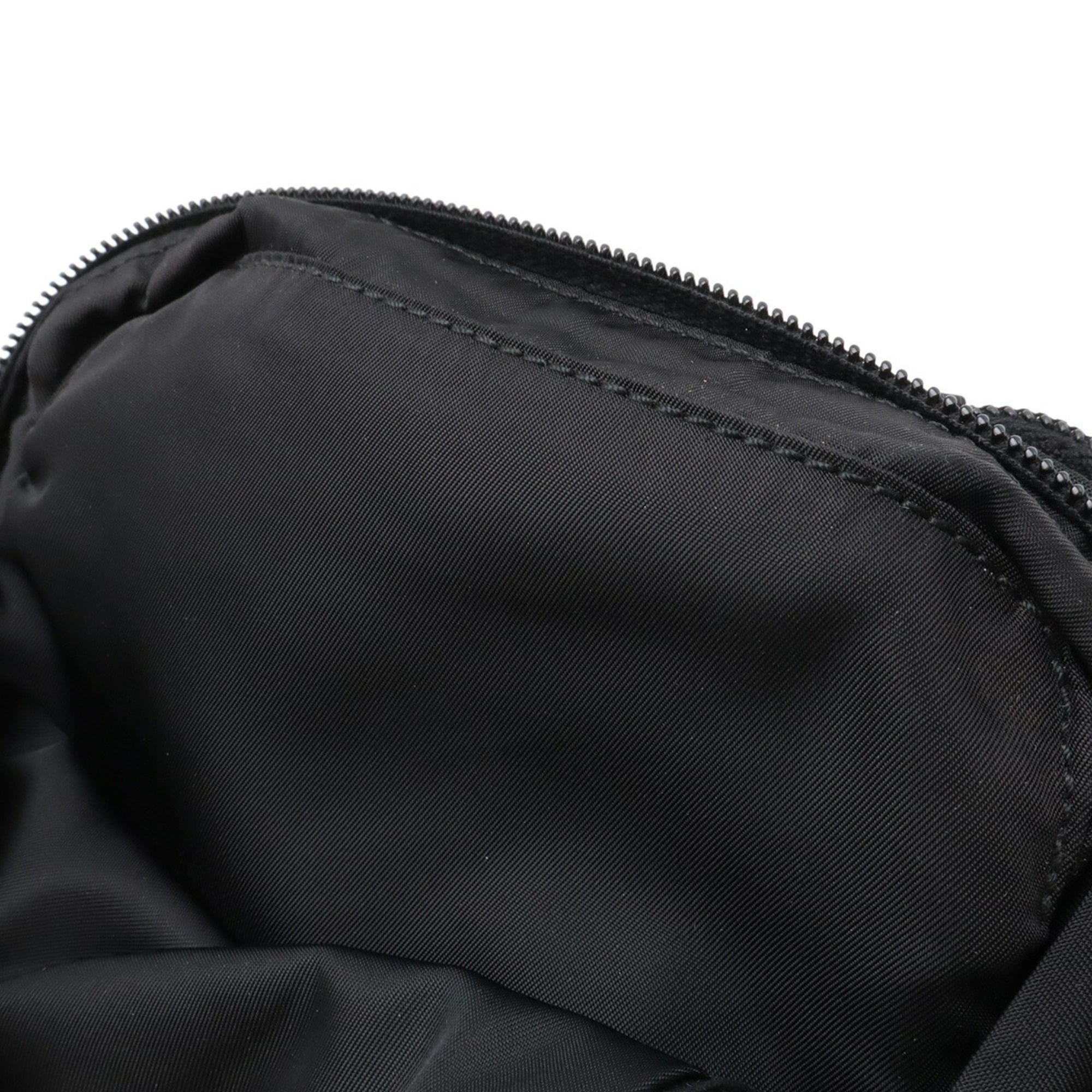 Prada Black Nero Nylon Fanny Pack Pouch Sling Bag (Pre-Owned)