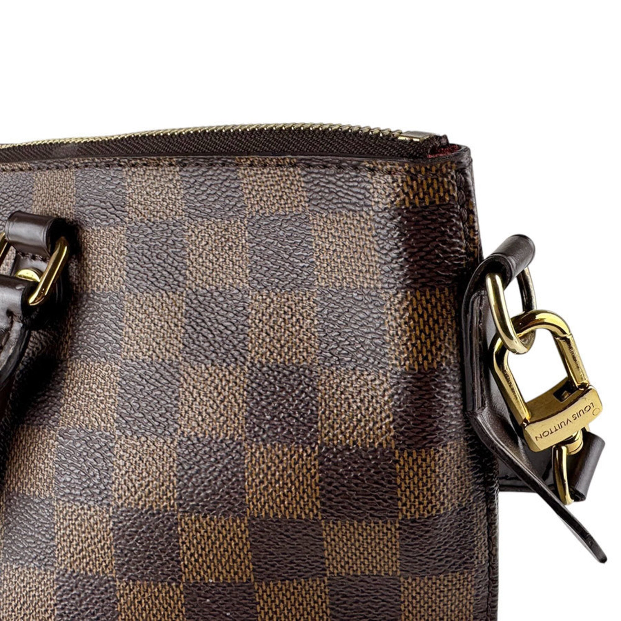 Louis Vuitton Damier Canvas Ebene Damier Canvas Handbag Shoulder Bag (Pre-Owned)