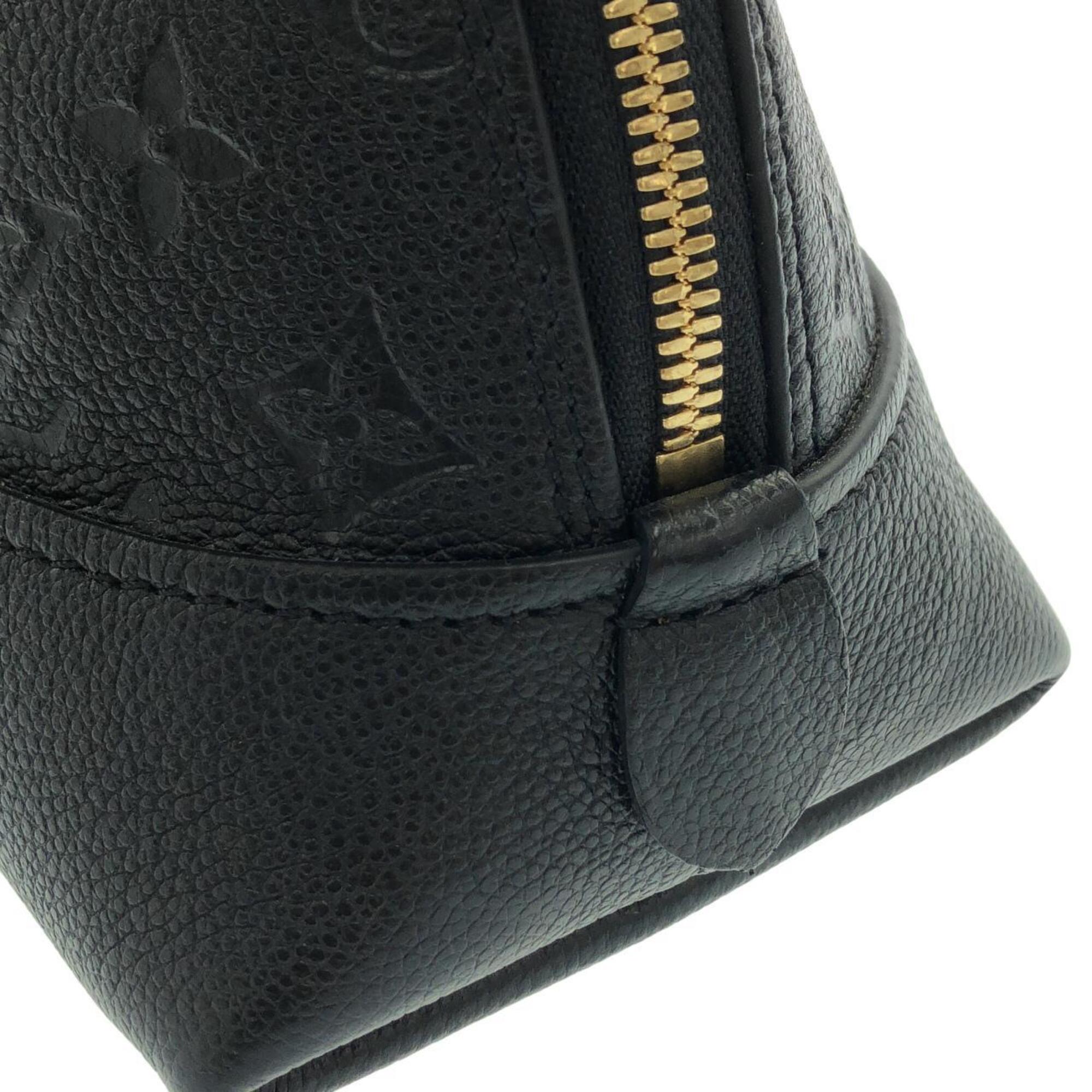 Louis Vuitton Black Leather Handbag (Pre-Owned)