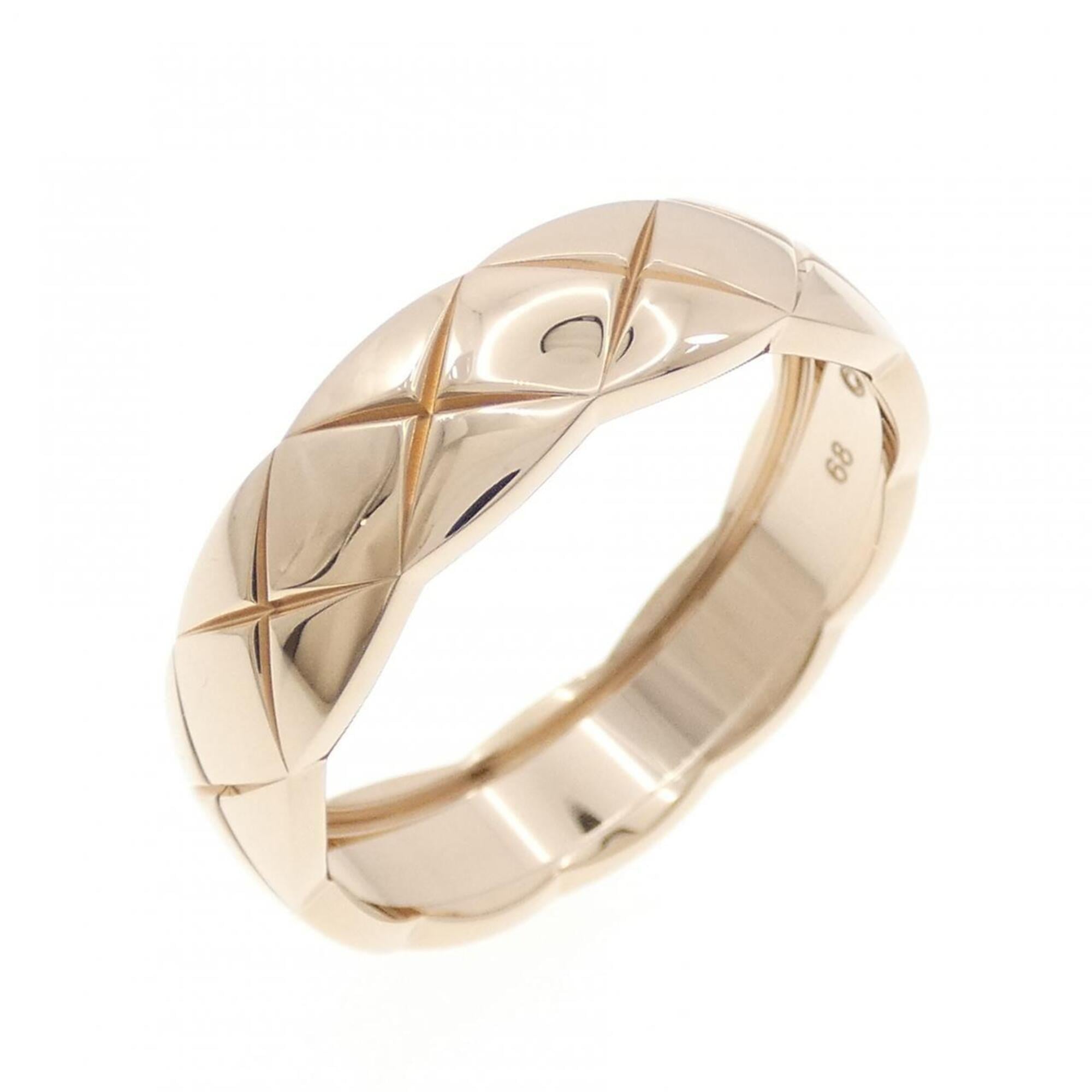 Chanel Pink Gold (18K) Band Ring (Pre-Owned)