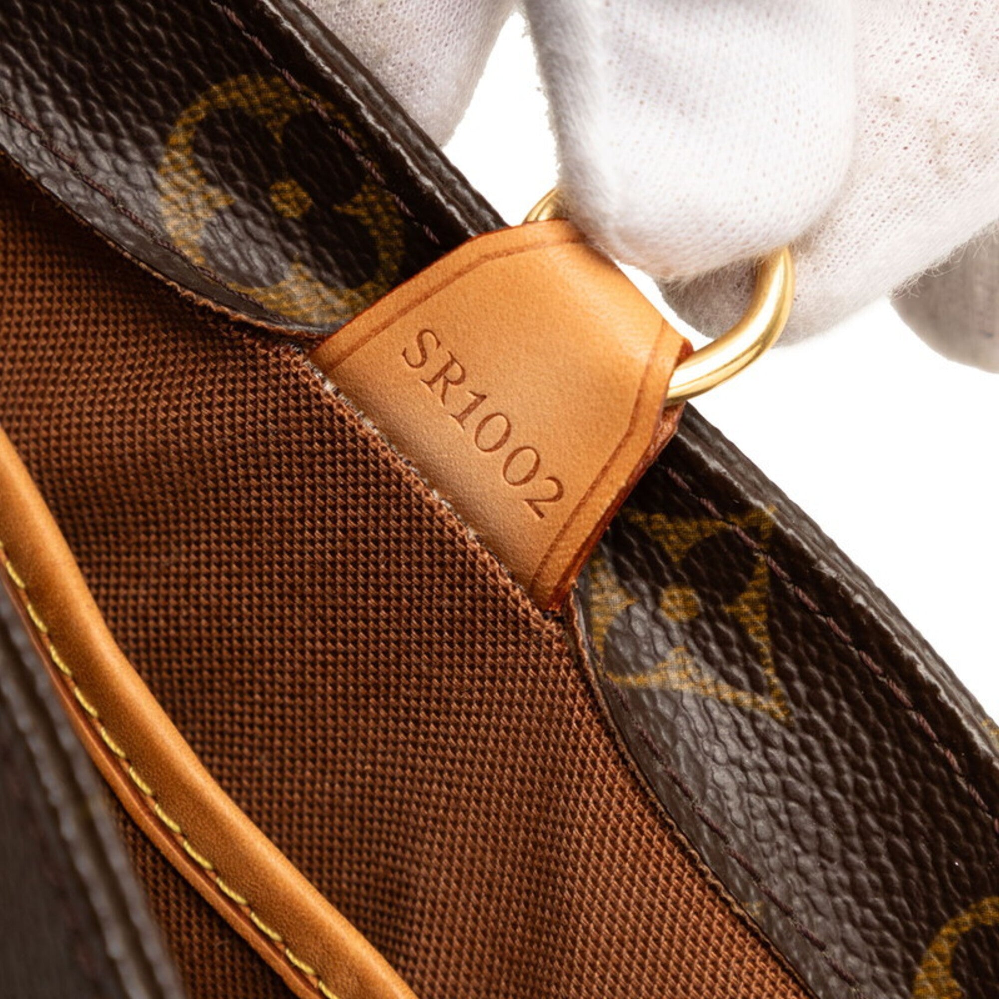 Louis Vuitton Brown Pvc Leather Handbag Tote Bag (Pre-Owned)