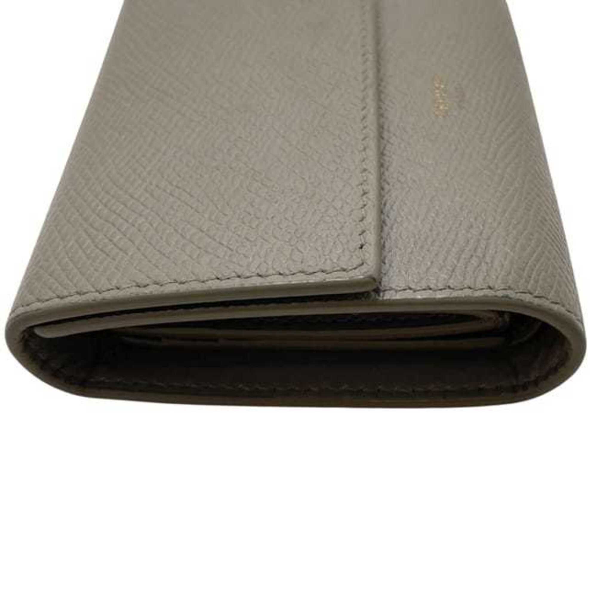Celine Beige Leather Wallet (Tri-Fold) (Pre-Owned)