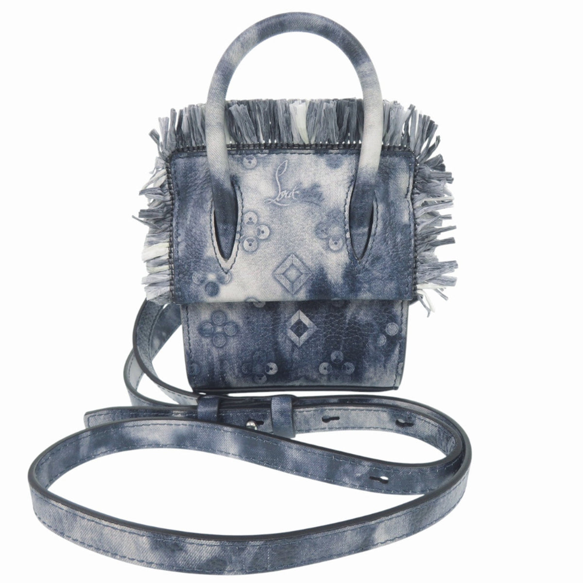 Christian Louboutin Navy Leather Shoulder Bag (Pre-Owned)