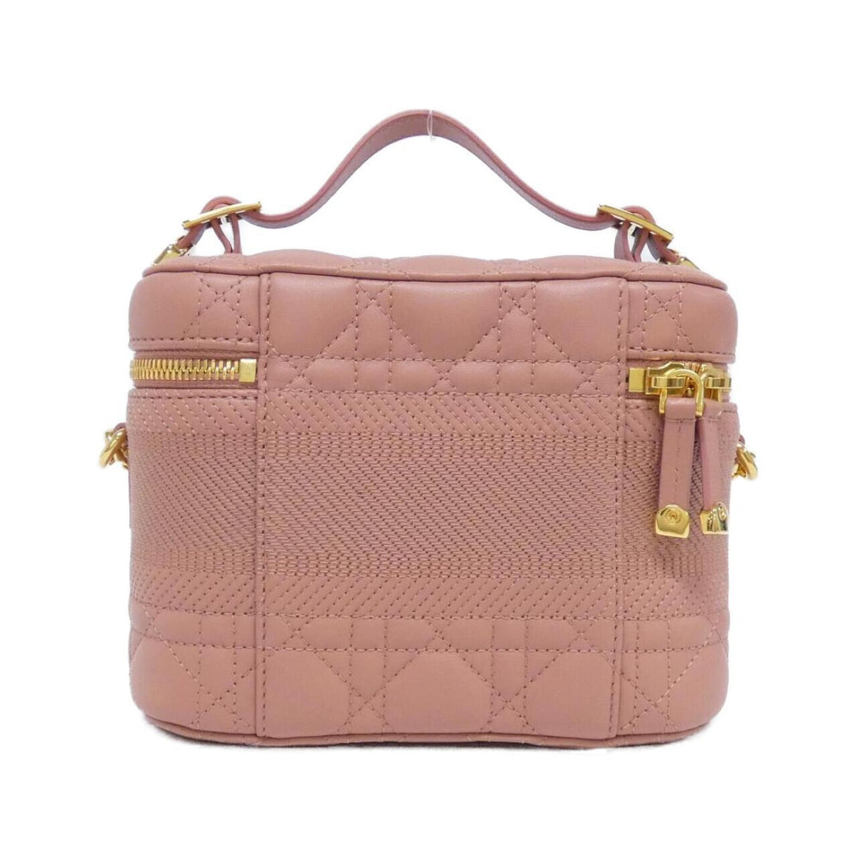 Christian Dior Pink Leather Vanity Bag (Pre-Owned)