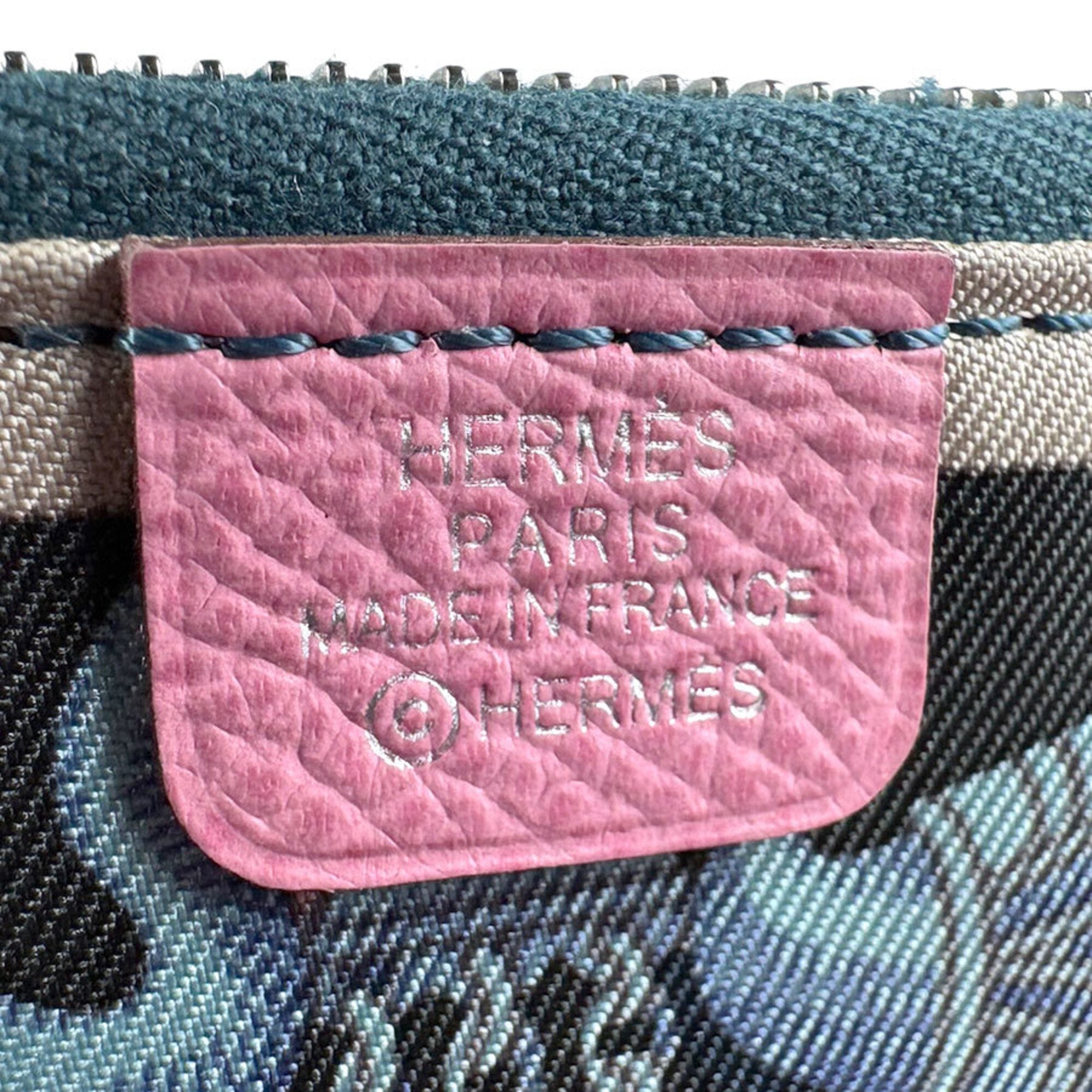 Hermes Pink Epsom Leather Long Wallet (Bi-Fold) (Pre-Owned)