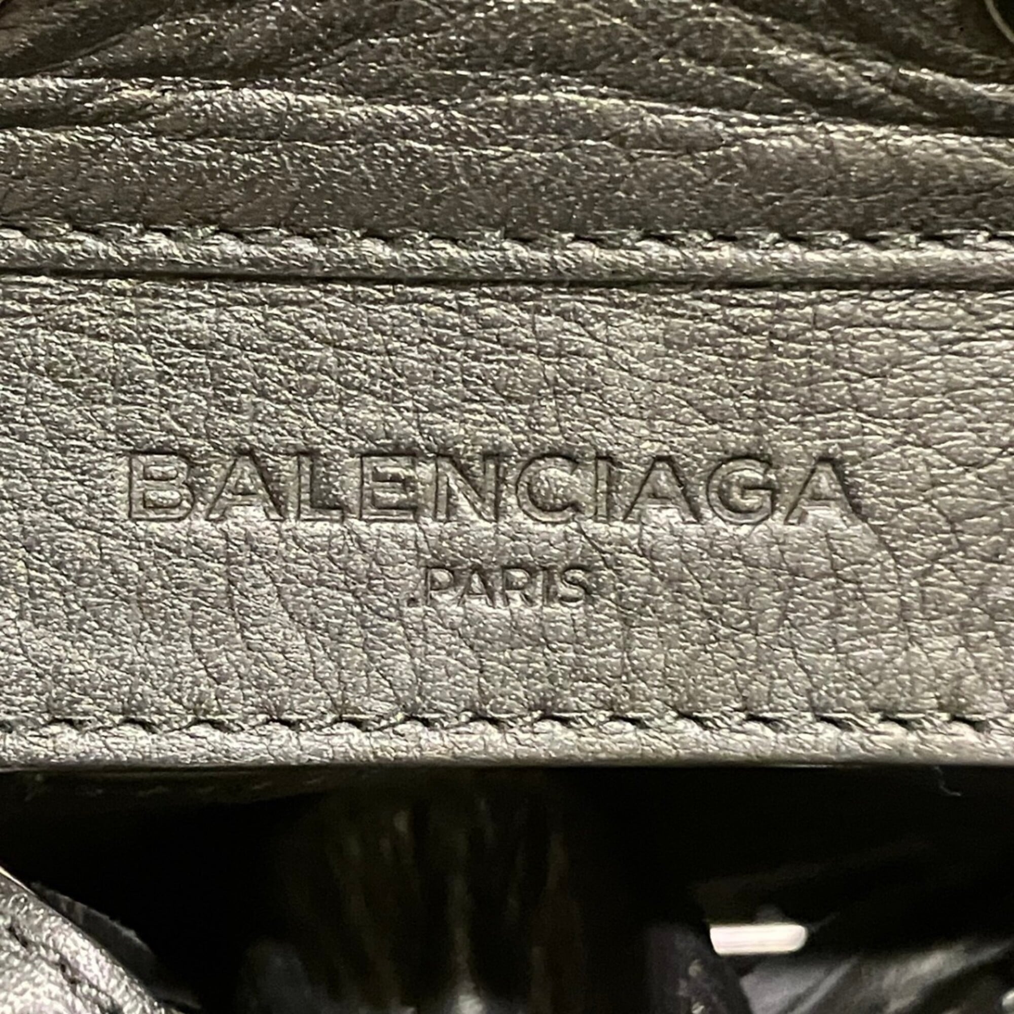 Balenciaga Paper Black Leather Handbag (Pre-Owned)