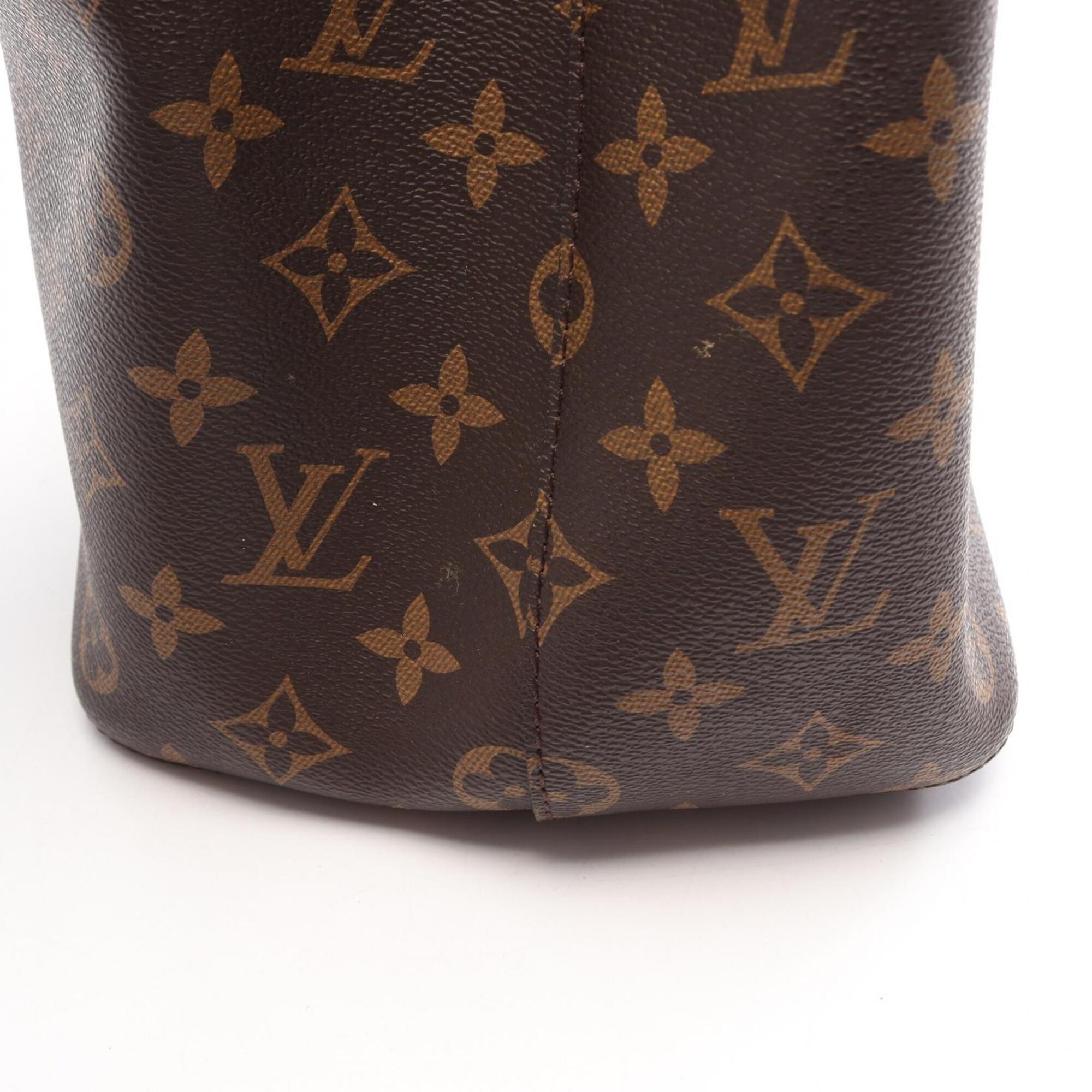 Louis Vuitton Brown Monogram Pink Rose Poudre Coated Canvas Leather Handbag Shoulder Bag (Pre-Owned)