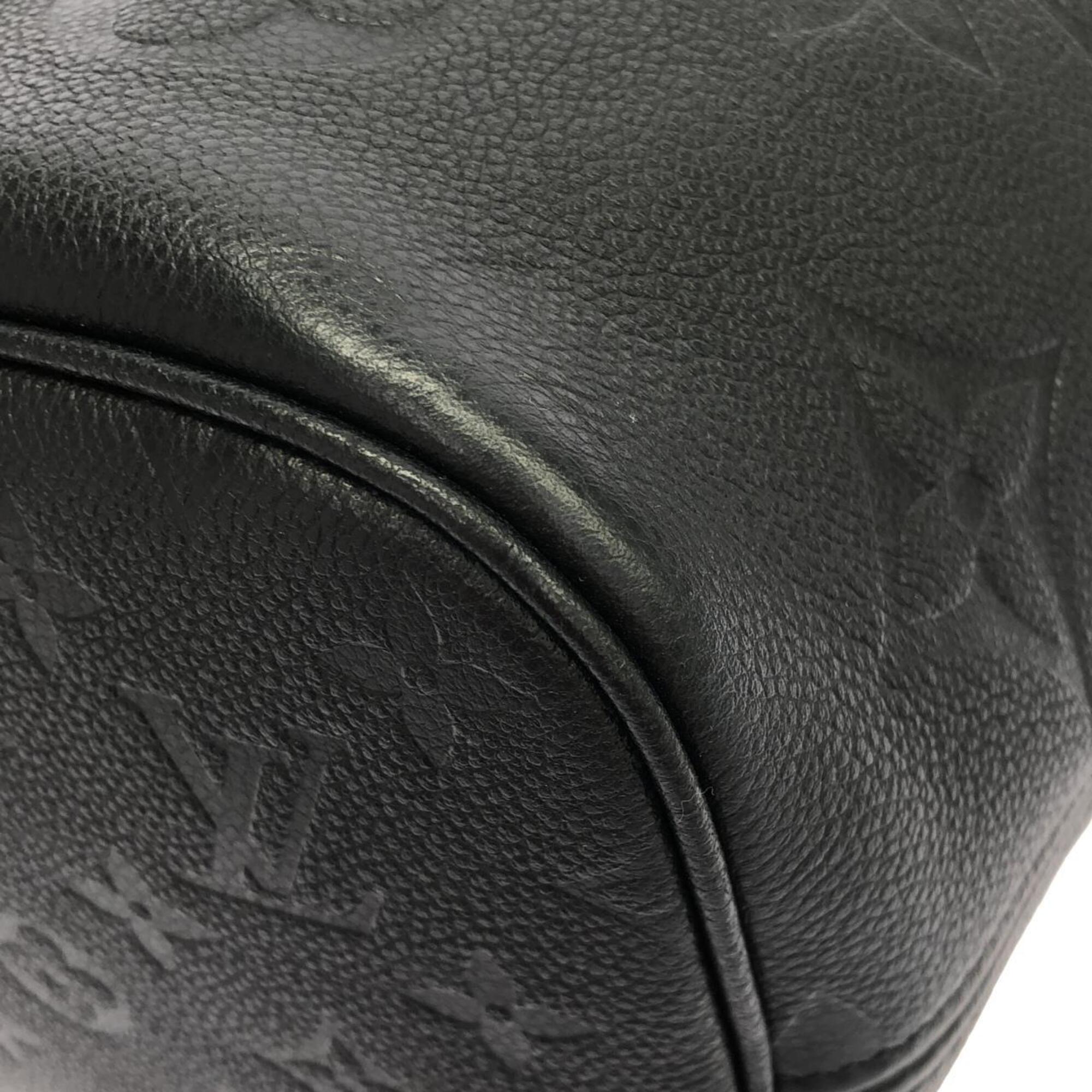 Louis Vuitton Black Leather Handbag Pouch (Pre-Owned)