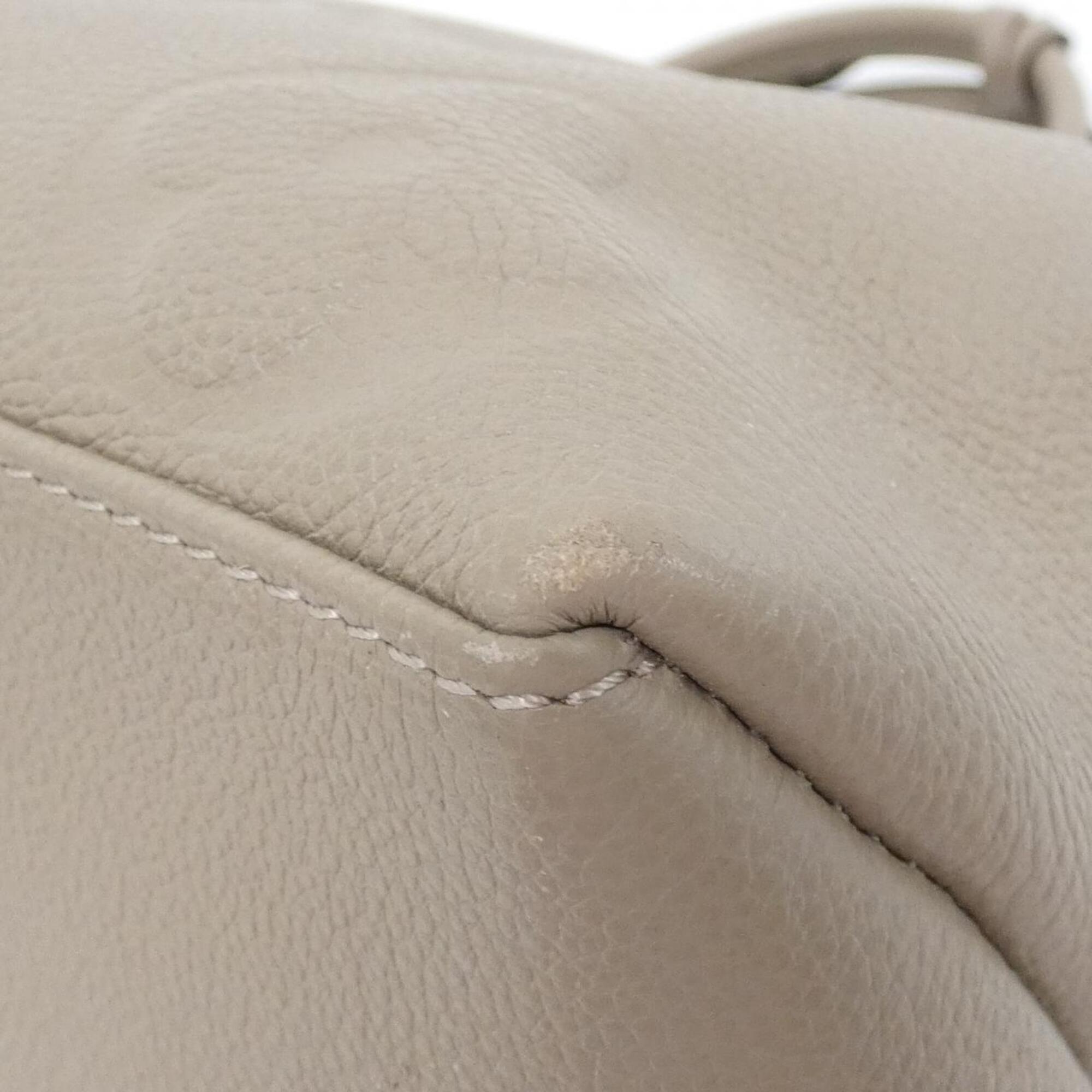 Louis Vuitton Beige Tourterelle Leather Handbag (Pre-Owned)