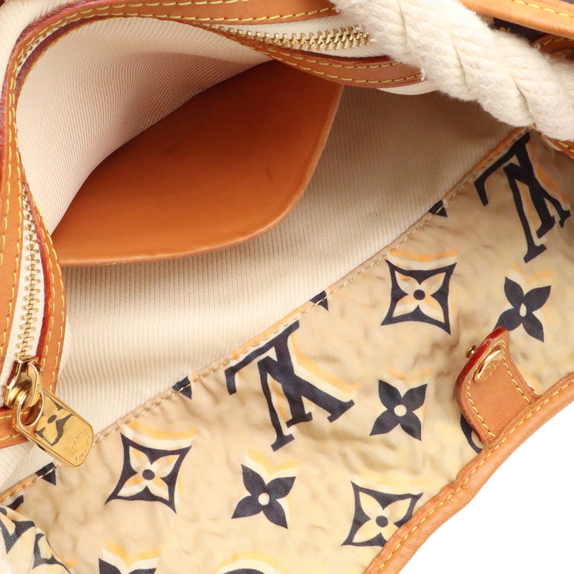Louis Vuitton Beige Nylon Shoulder Bag (Pre-Owned)