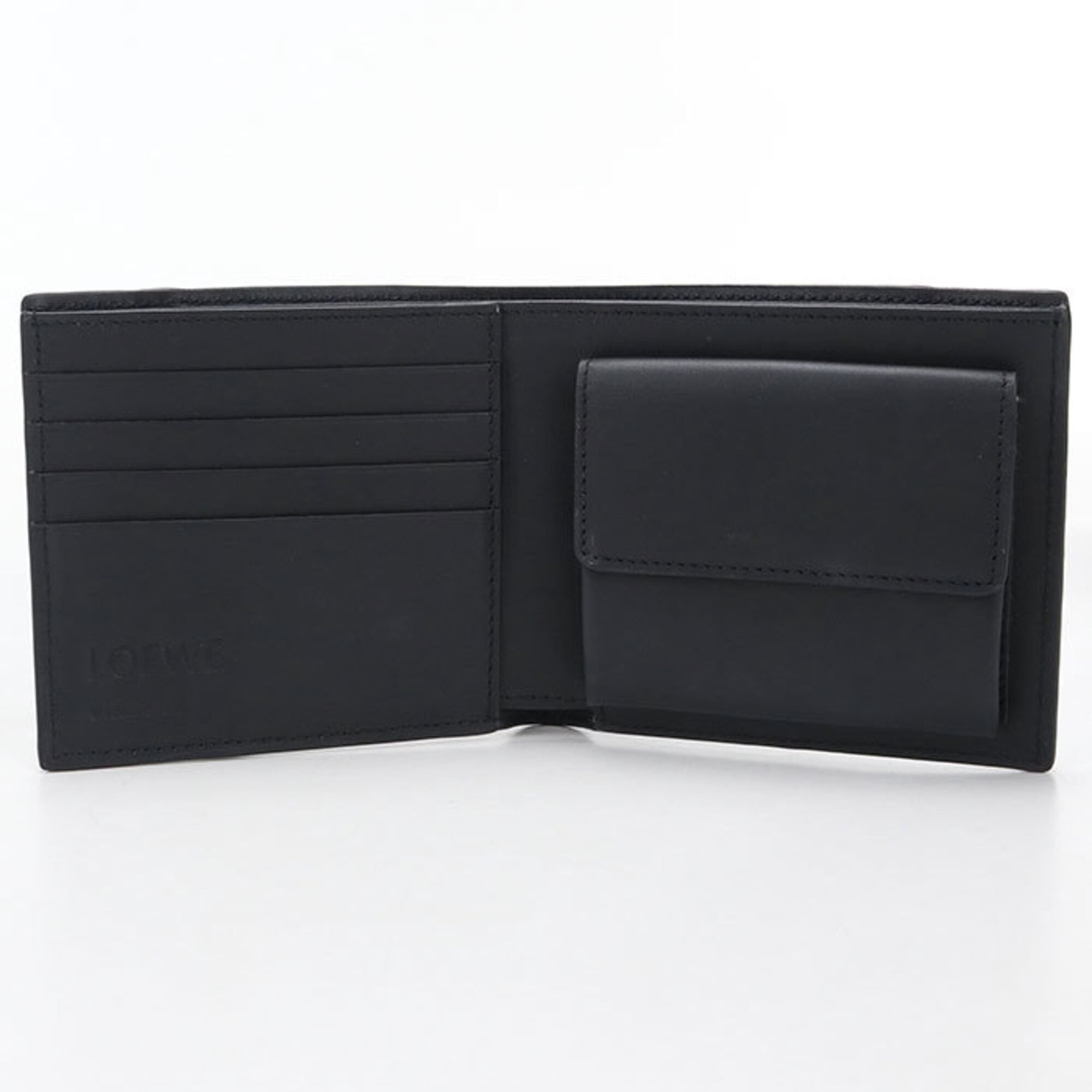 Loewe Black Leather Wallet (Bi-Fold) (Pre-Owned)