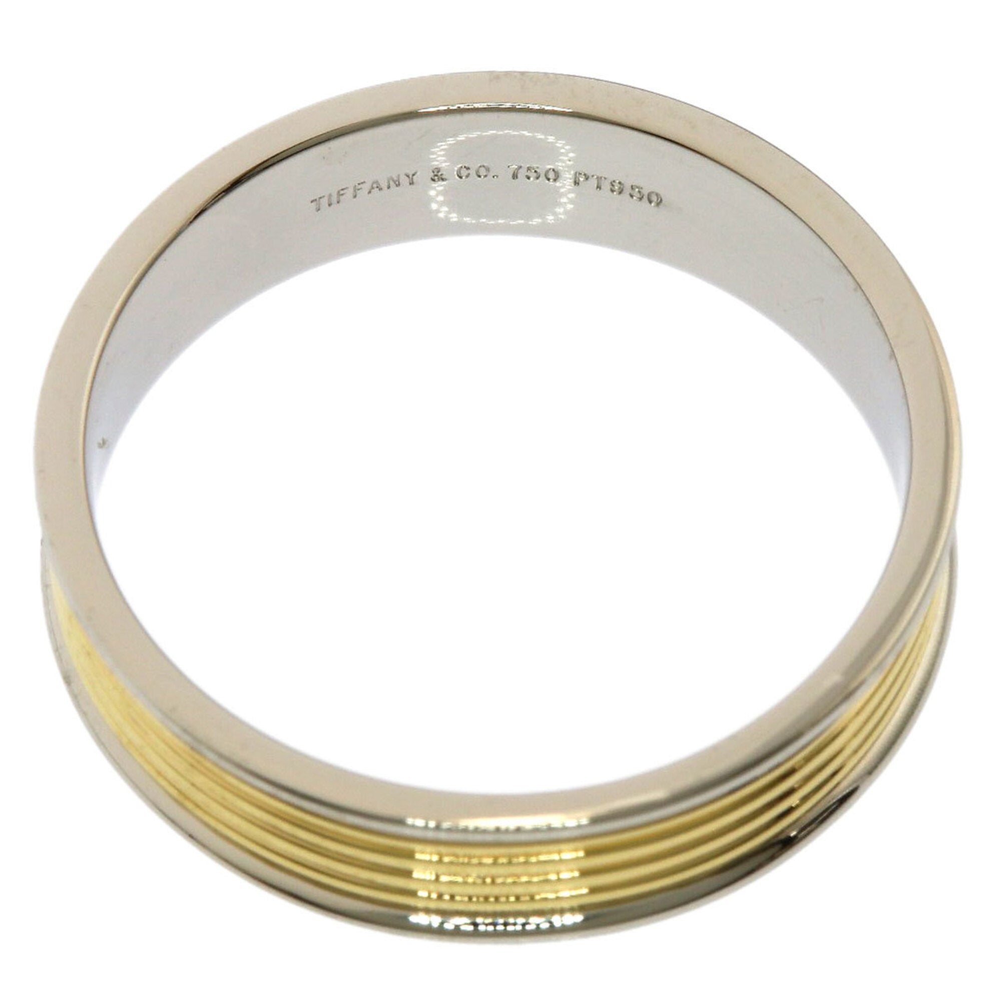 Tiffany Yellow Gold (18K) Platinum 950 Band Ring (Pre-Owned)