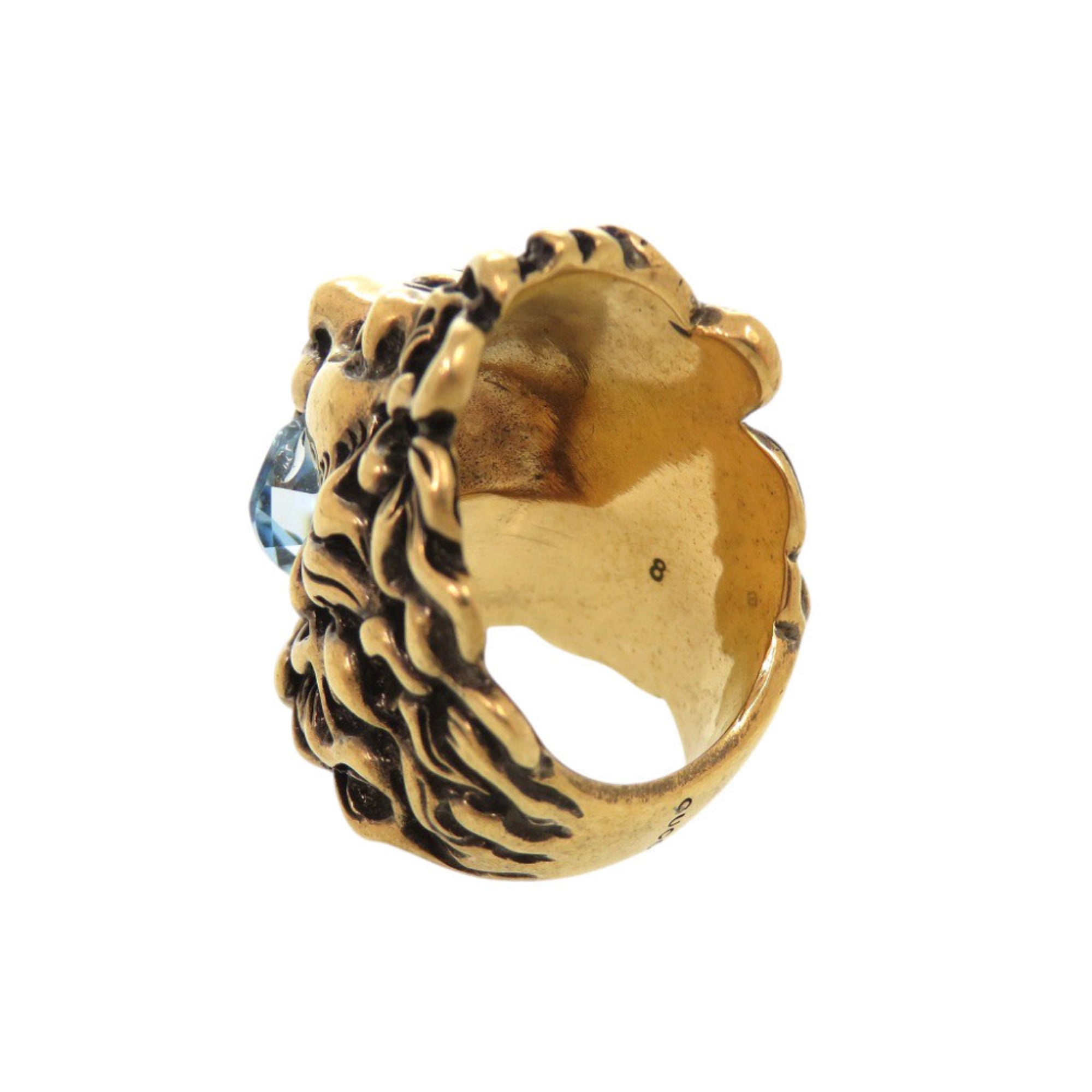 Gucci Gold Metal Band Ring (Pre-Owned)