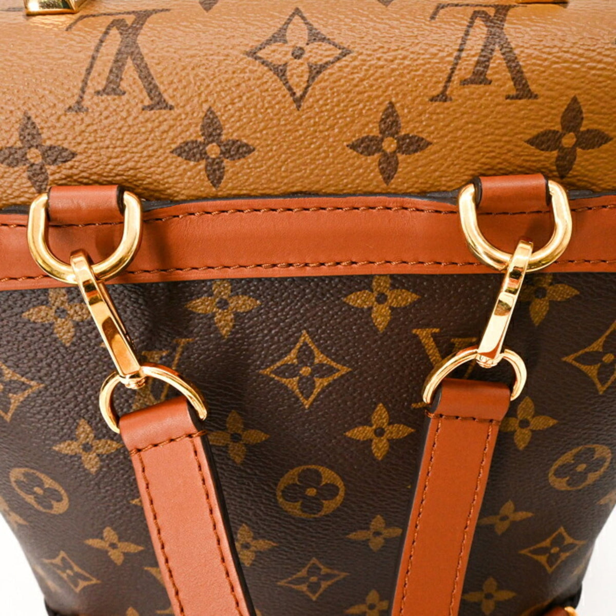 Louis Vuitton Brown Monogram Canvas Backpack (Pre-Owned)
