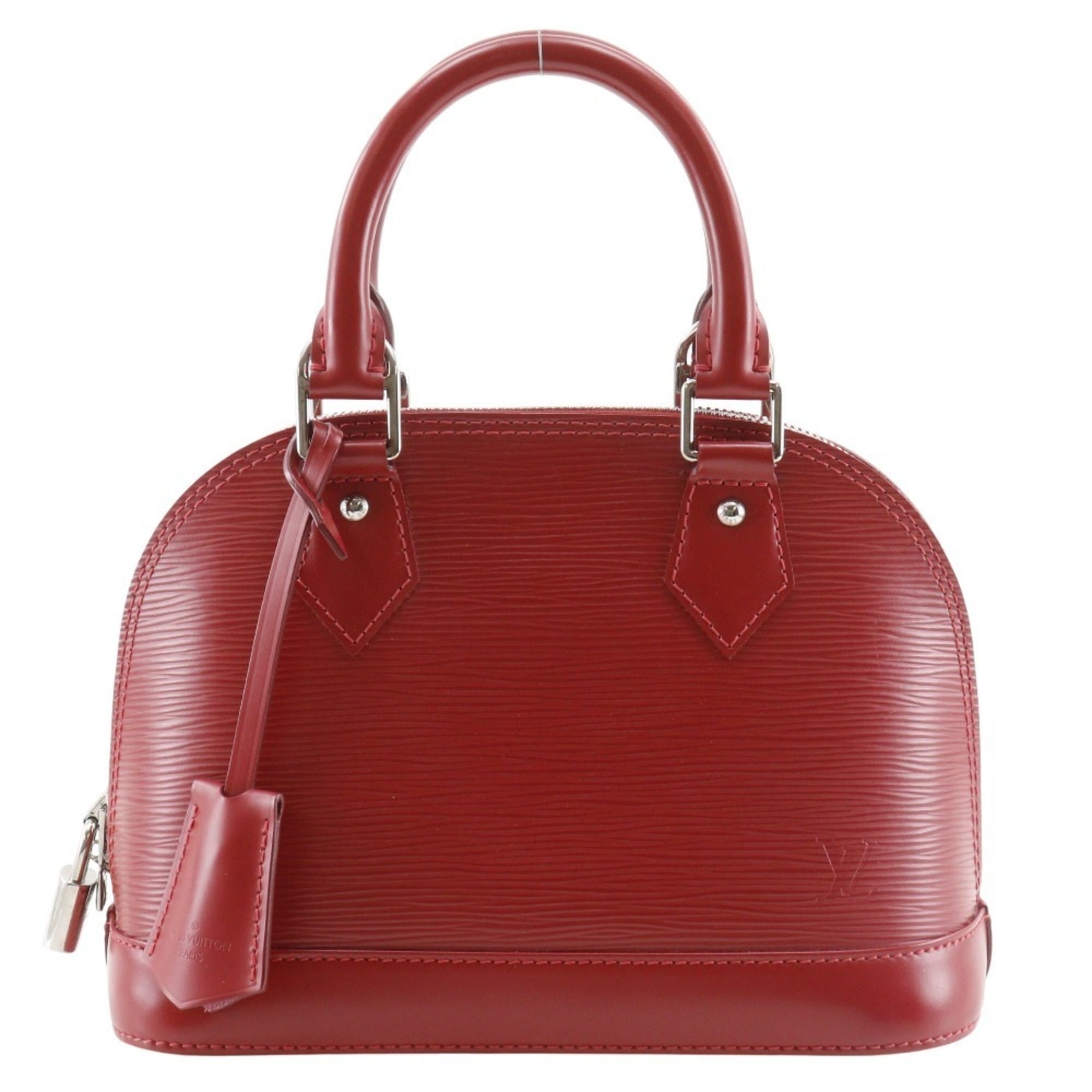 Louis Vuitton Red Color Epi Leather Handbag (Pre-Owned)