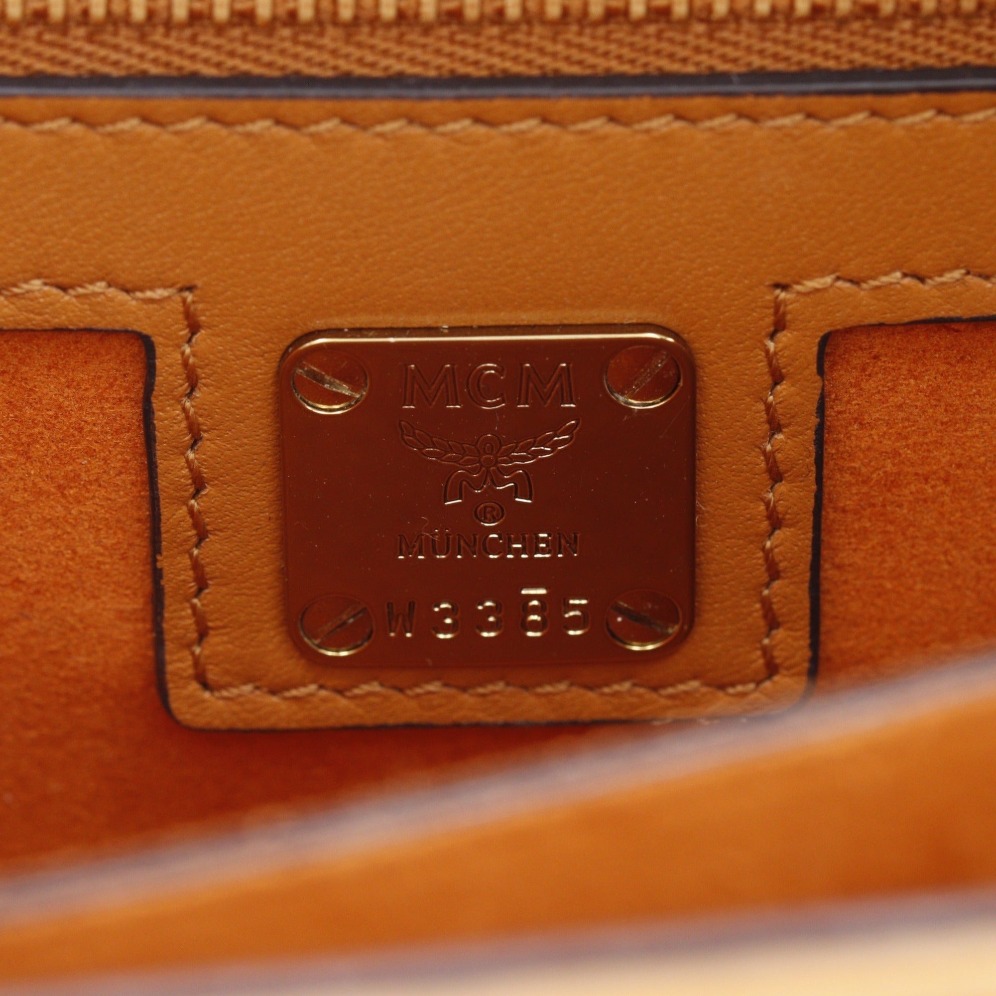 Mcm Brown Pvc Shoulder Bag (Pre-Owned)