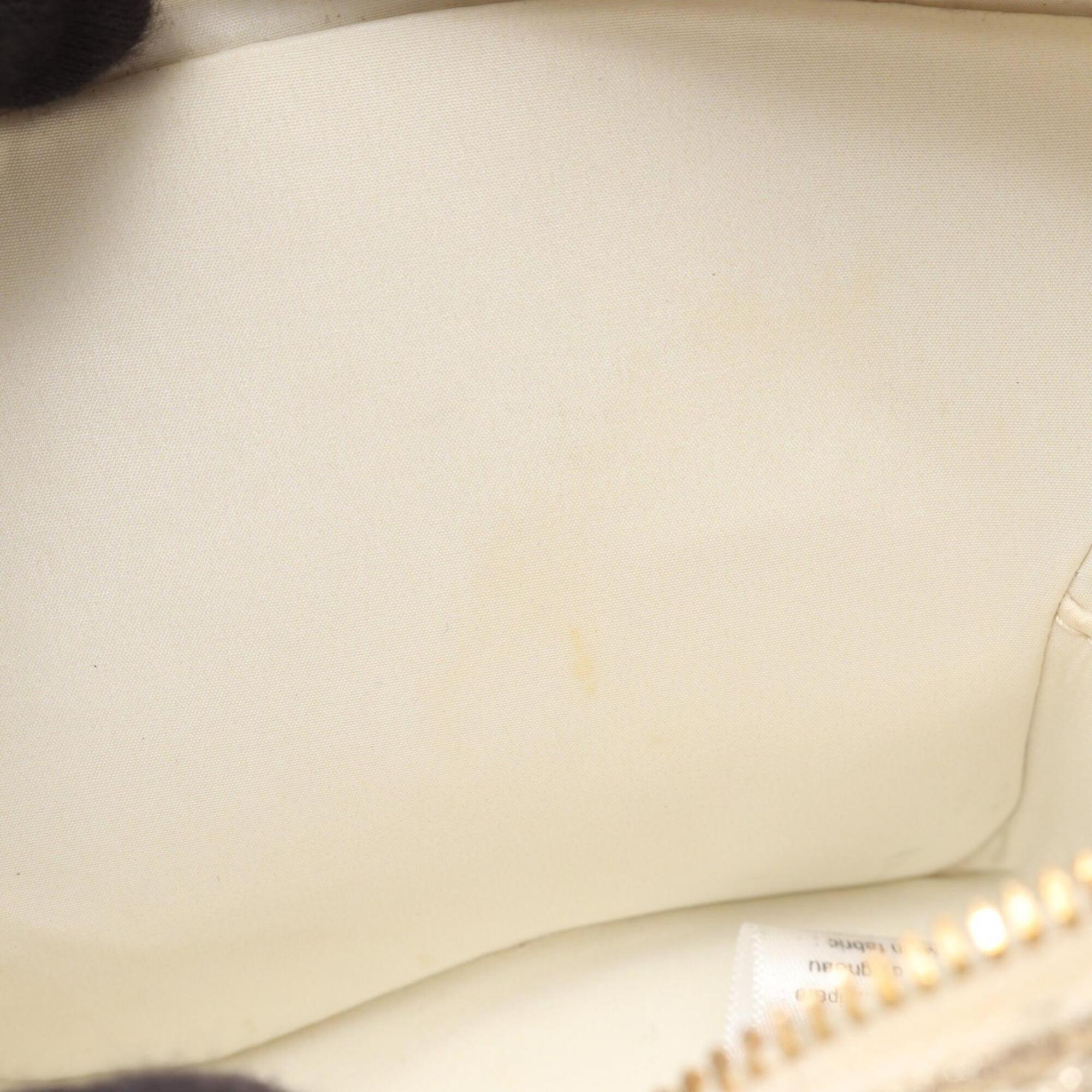 Christian Dior Gold Leather Handbag Shoulder Bag (Pre-Owned)