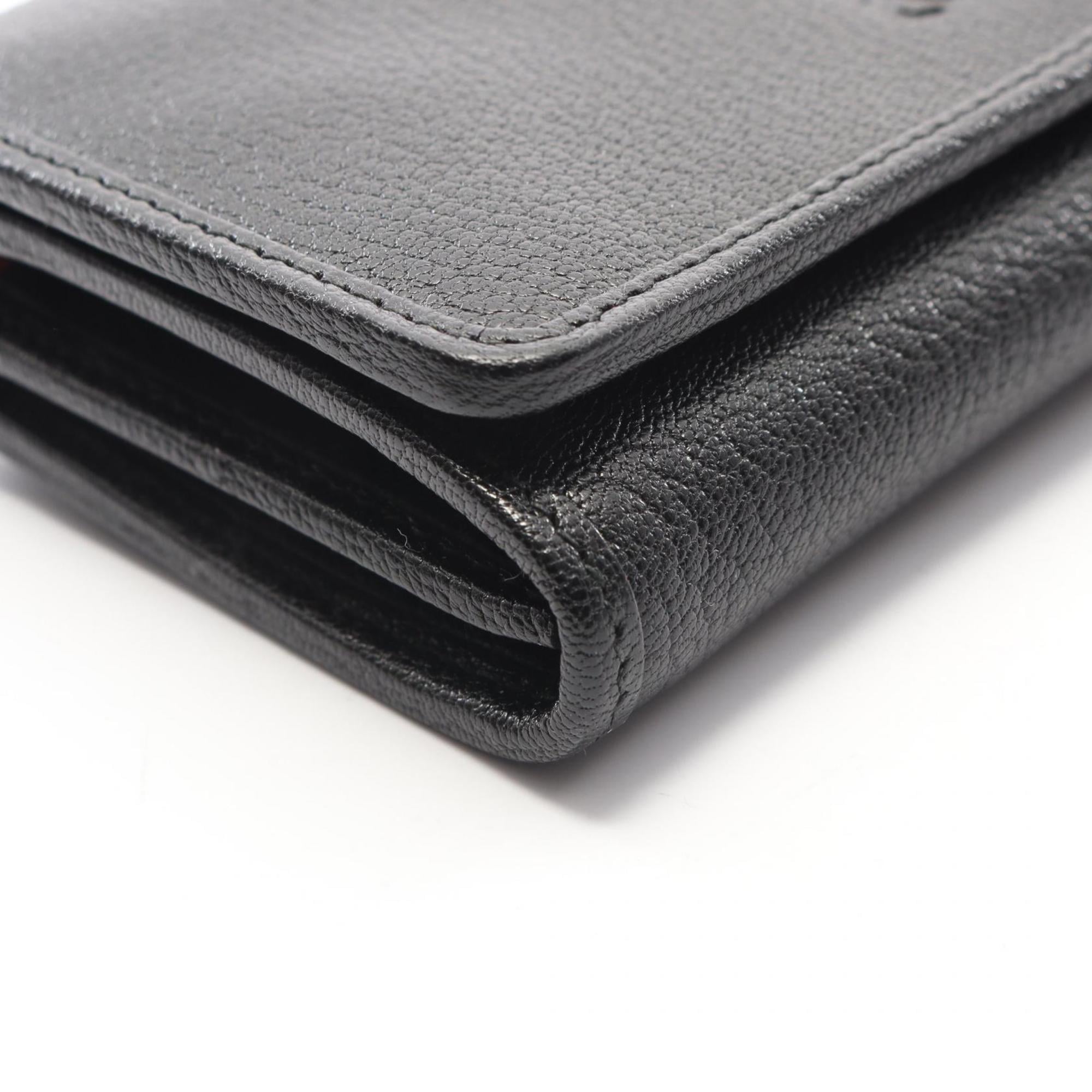 Loewe Black Leather Wallet (Bi-Fold) (Pre-Owned)