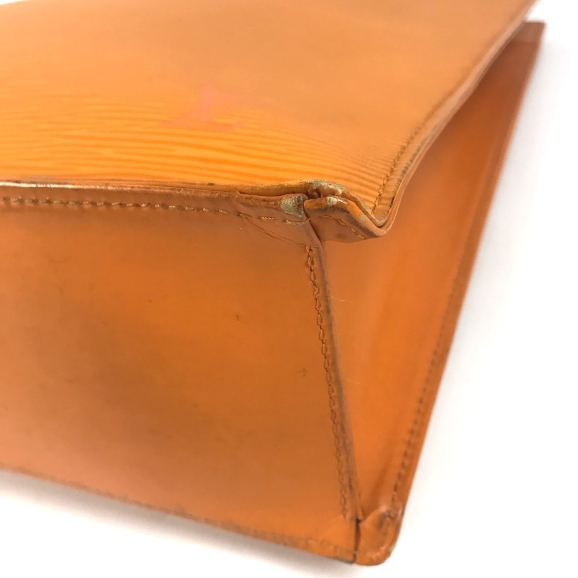 Louis Vuitton Galle Mandarin Orange Epi Leather Handbag Tote Bag (Pre-Owned)