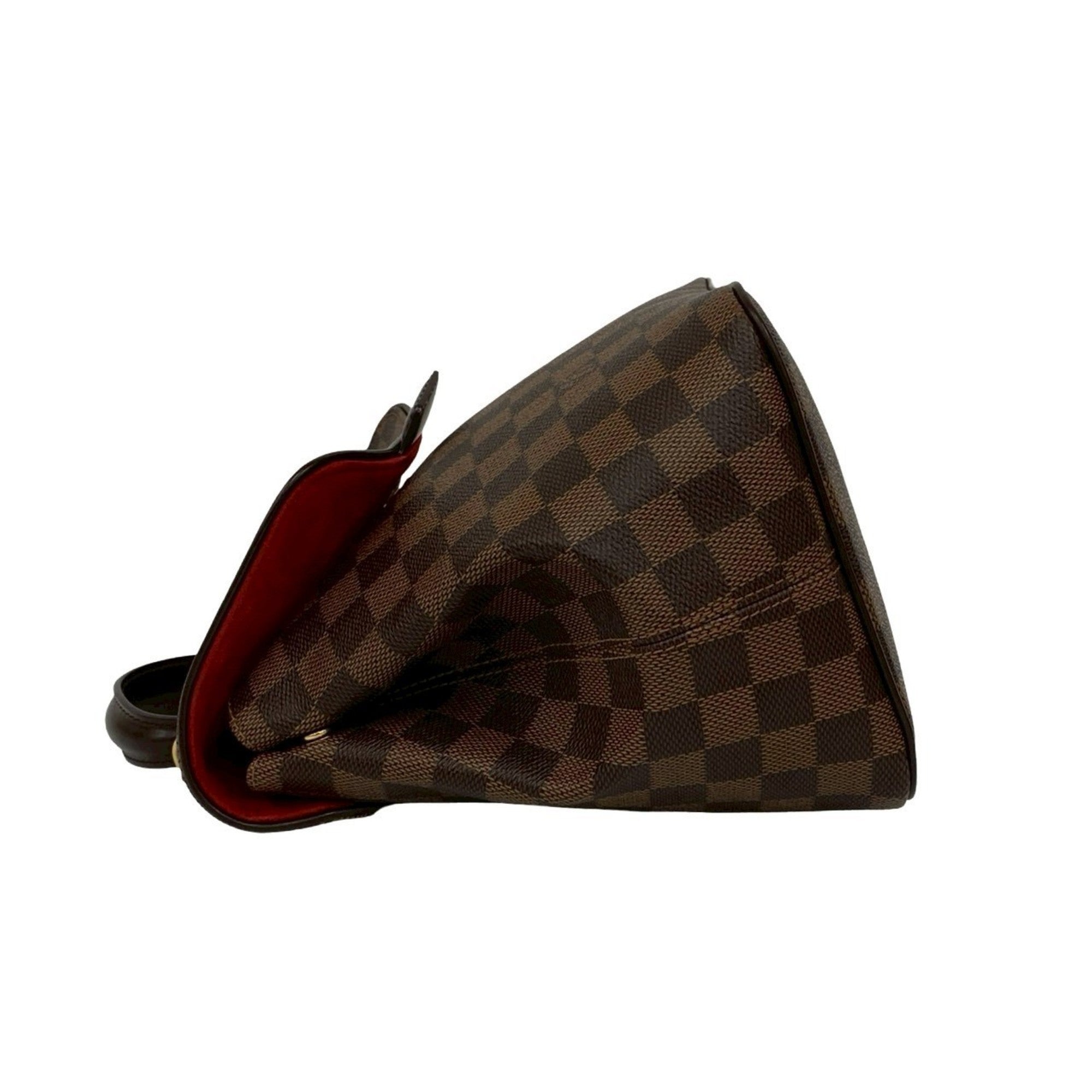 Louis Vuitton Brown Leather Pvc Handbag Shoulder Bag Tote Bag (Pre-Owned)